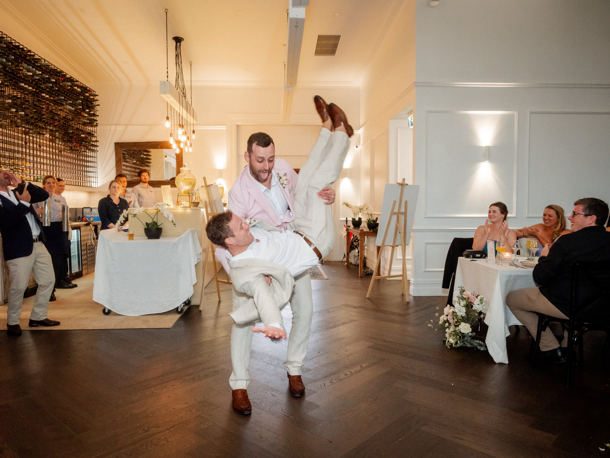 Tides Byron Estate Wedding Byron Bay Sean Reefman Photography groomsmen dip.jpg