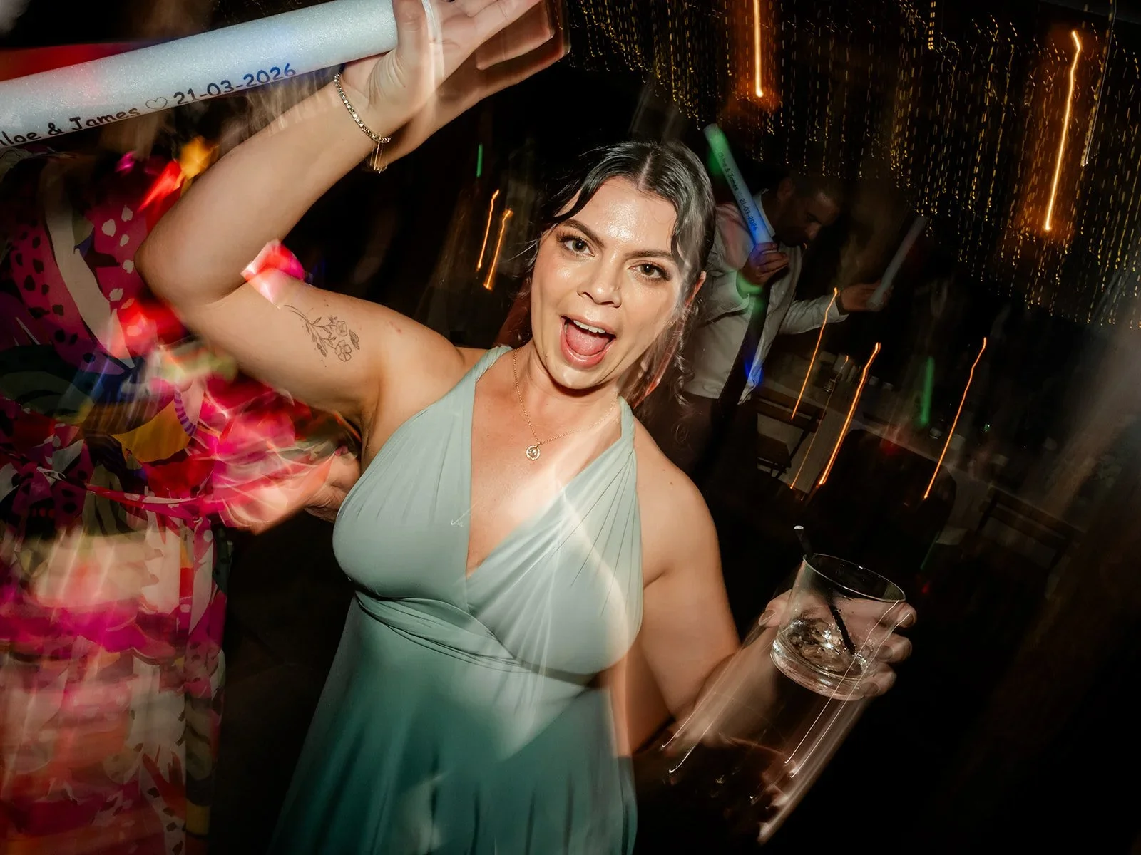 A guest dancing candidly on the reception dancefloor — Sean Reefman Photography