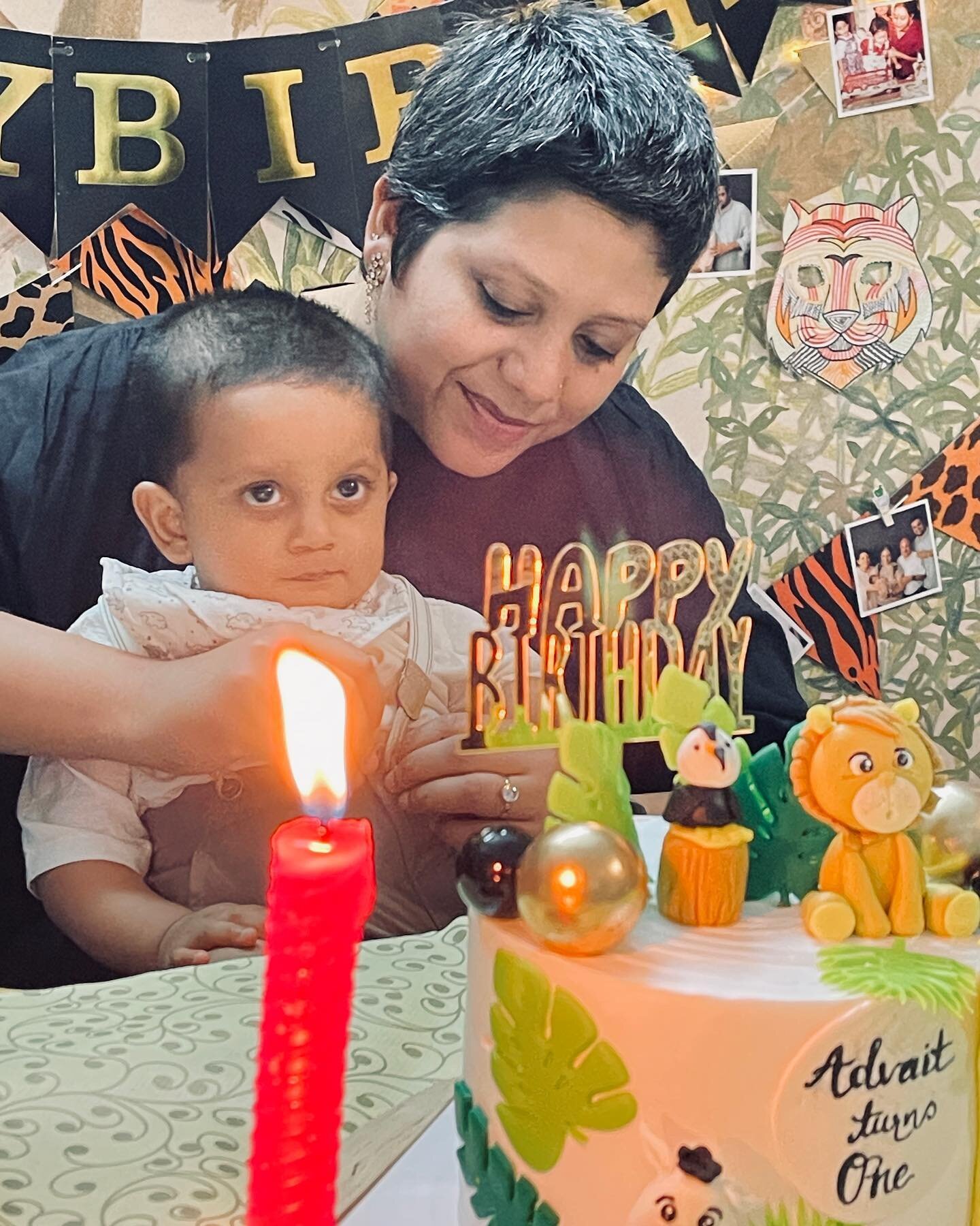 Annnd the boy turned one&hellip;time flies&hellip; Happy Birthday Advait! Loads of ❤️ And most importantly Happy Birthday to Himanshu and me for braving the first year as young working busy parents! Thanks to family, friends, loved ones and colleague