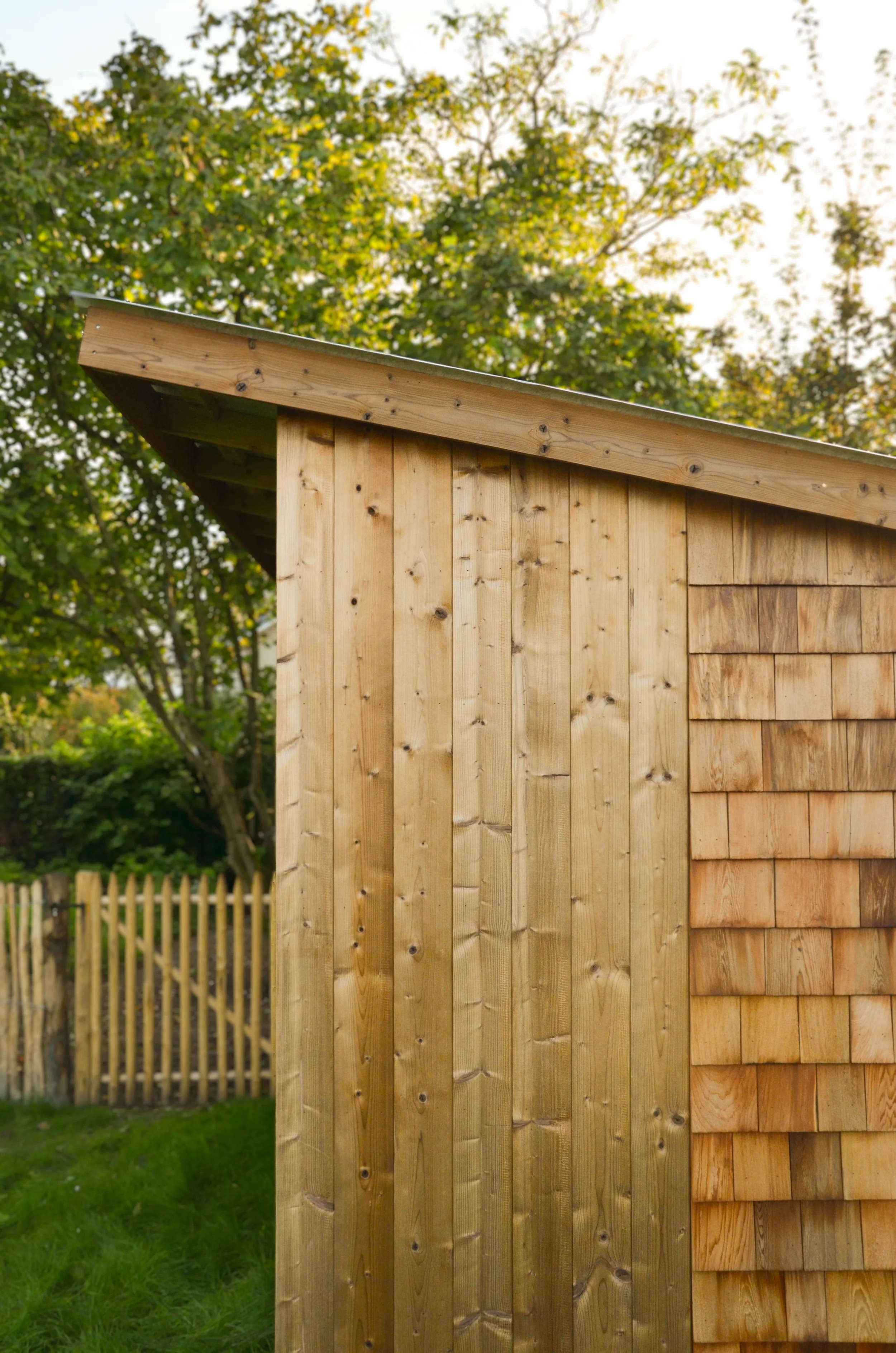 Tuinberging in thermowood