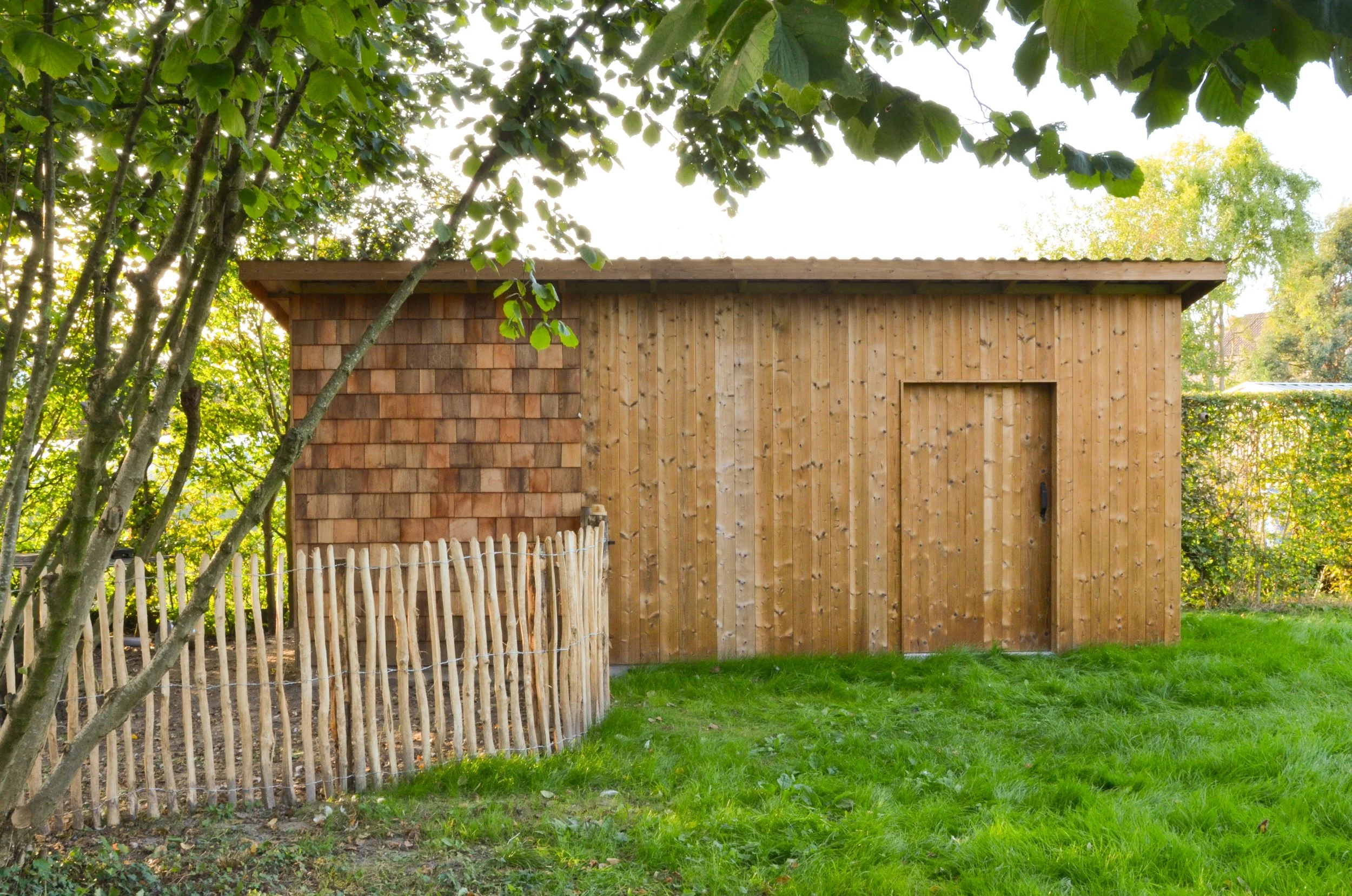 Tuinberging in thermowood