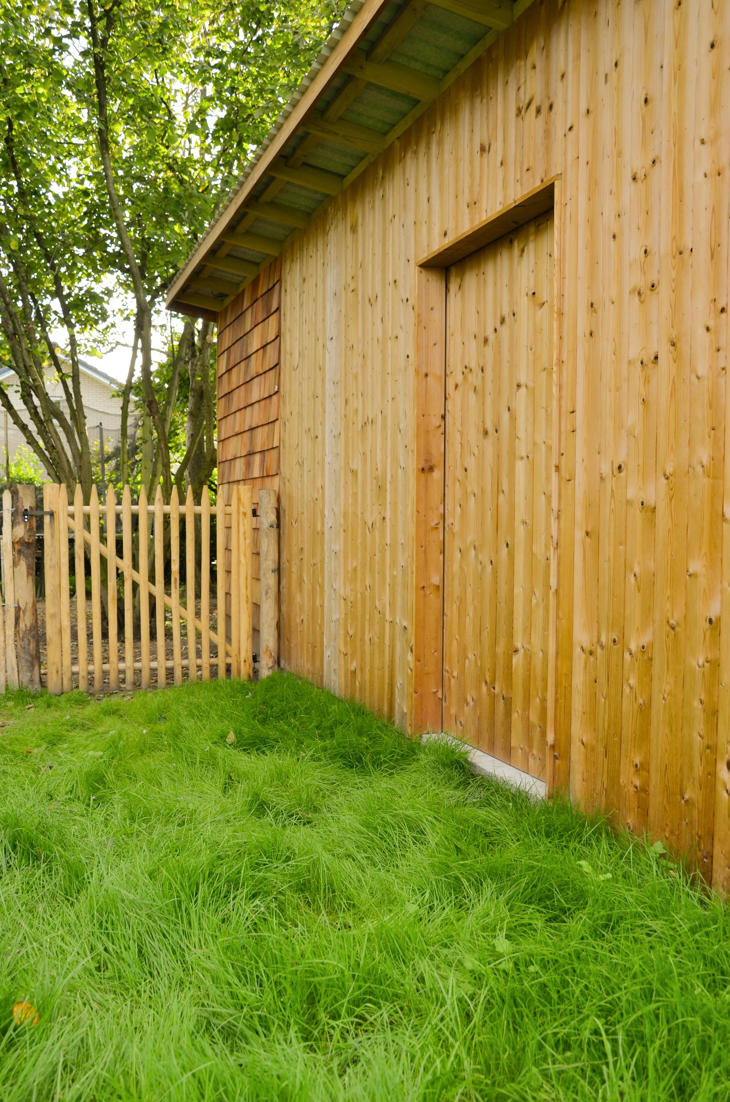 Tuinberging in thermowood