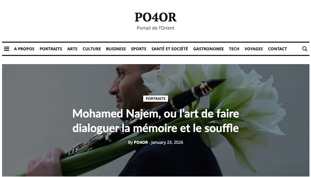 Mohamed Najem, ou l’art de faire dialoguer la mémoire et le souffle