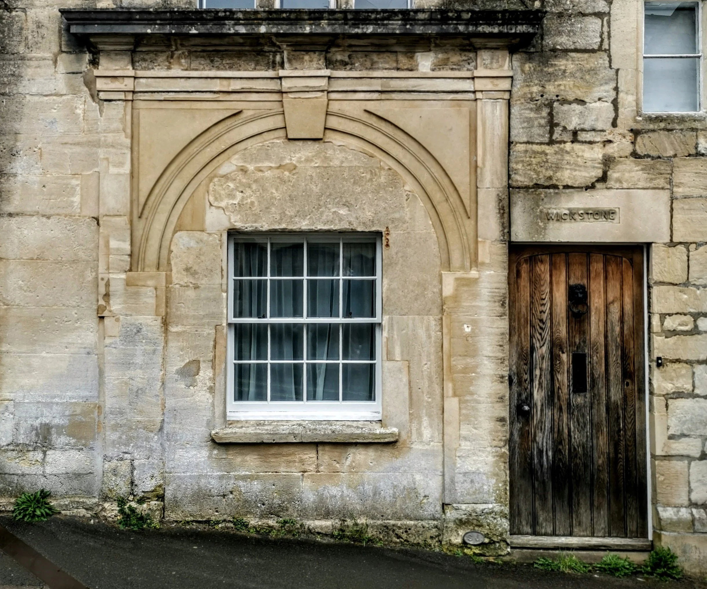 This old doorway is masterfully disguised 