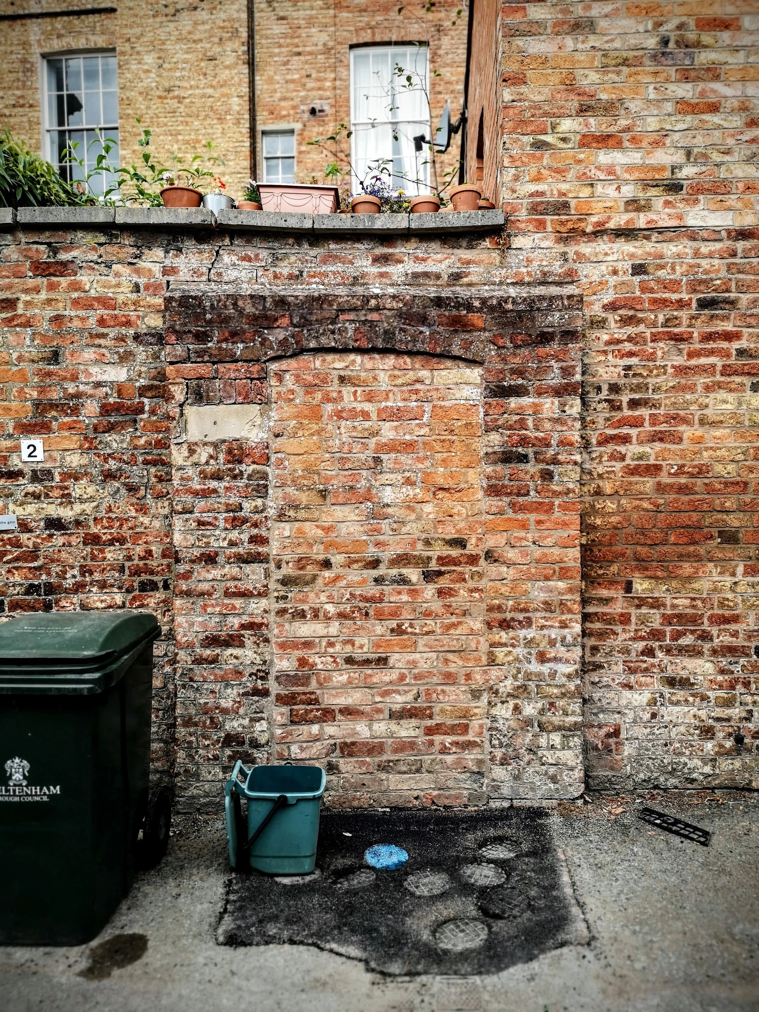Another vibrant red brick one, this one found in an alleyway in Cheltenham