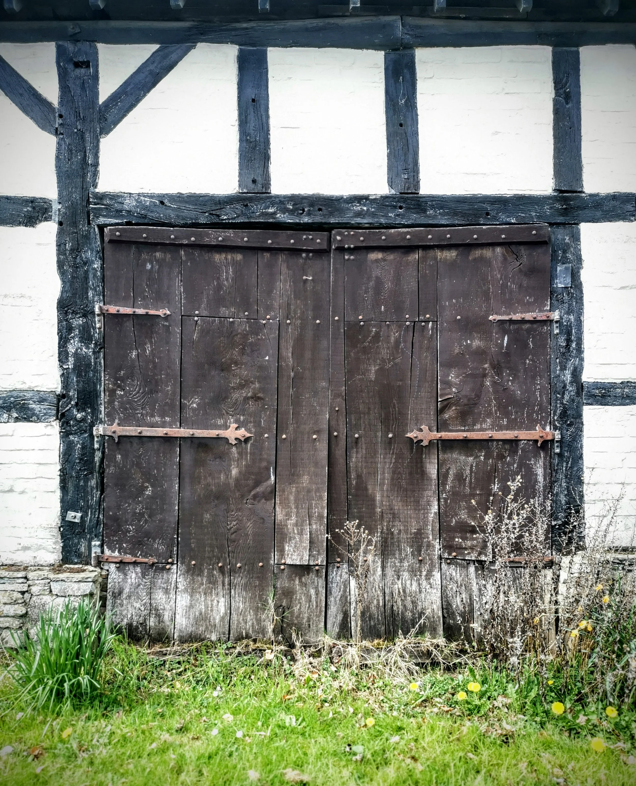 Old barn door in Apperley, Gloucestershire