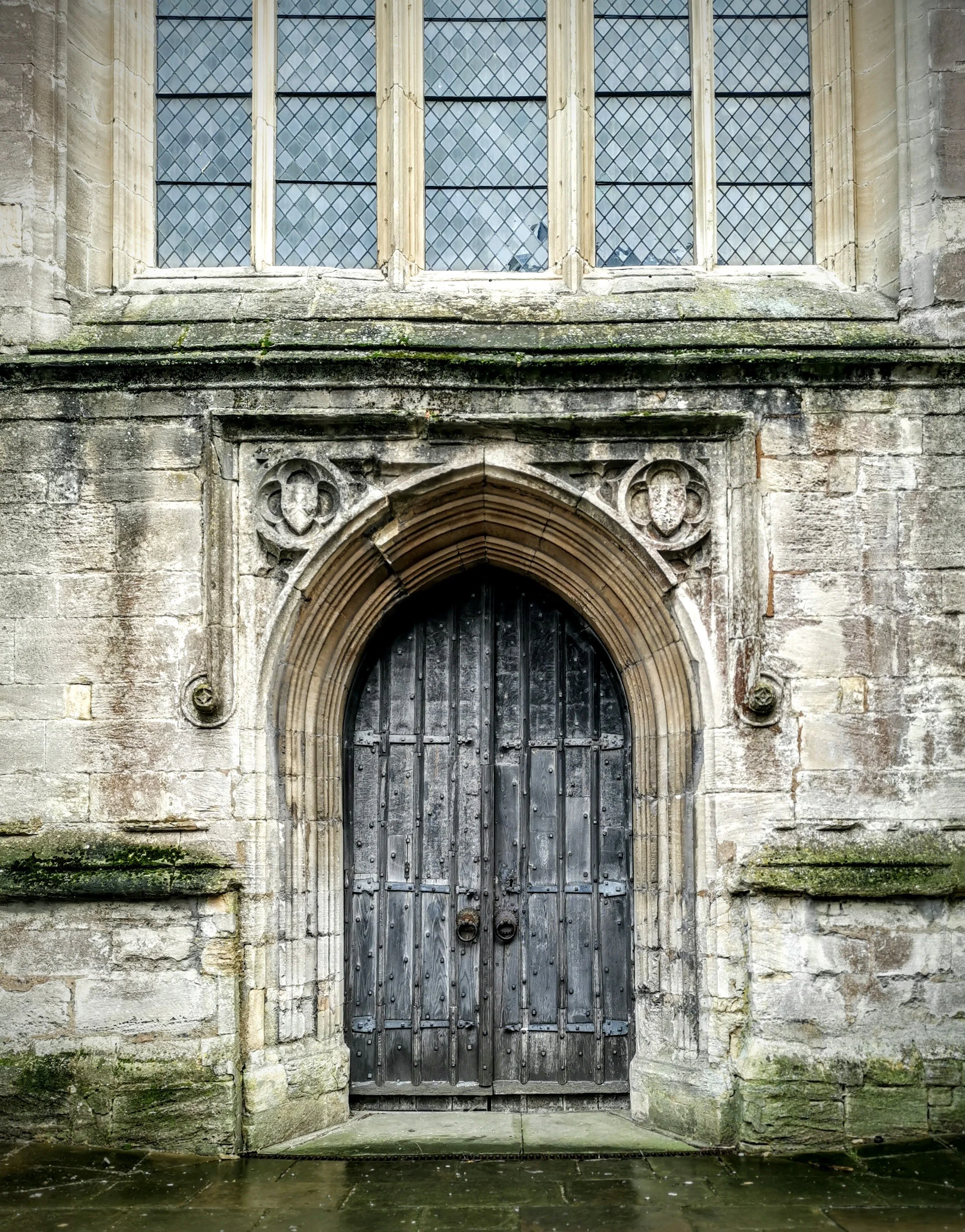 An unused door to the Church of St John the Baptist, Cirencester
