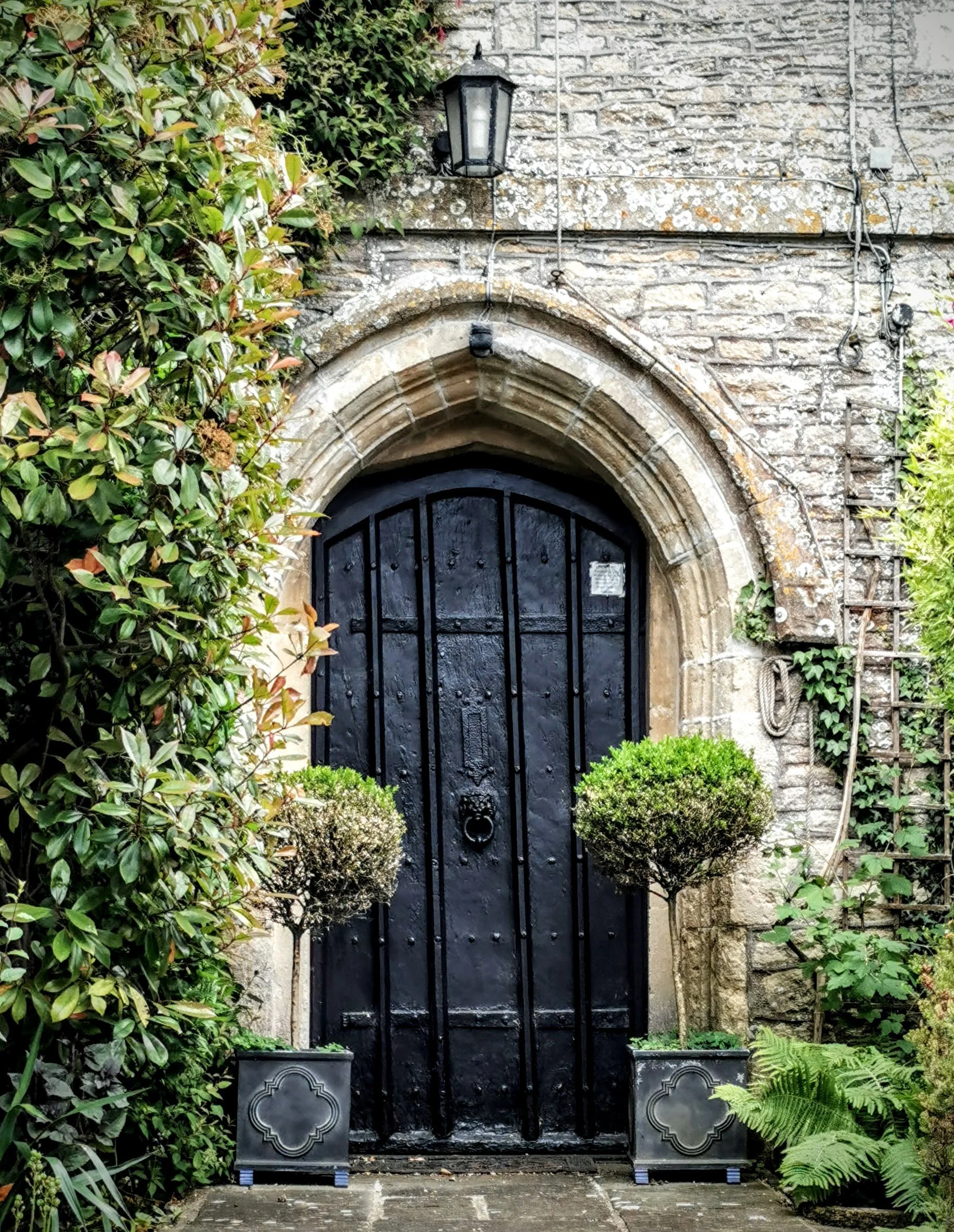 The old school house in Alderton. This is actually a bell tower: you can still see the rope to pull to ring the bell to summon the kids to school.