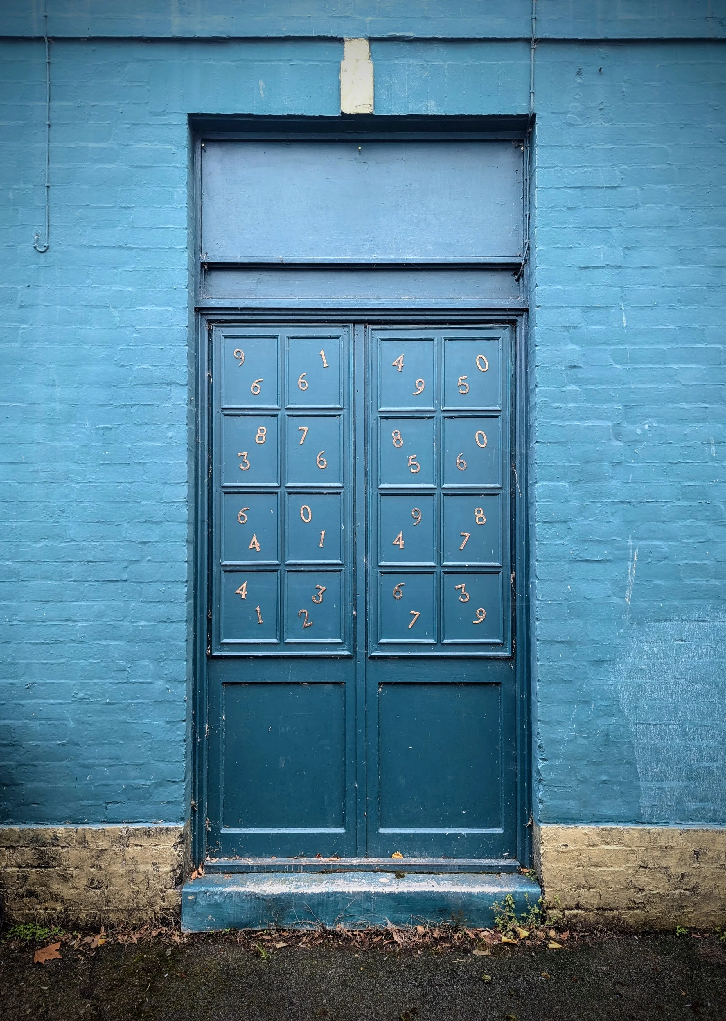 This was a back door to a nightclub in Cheltenham