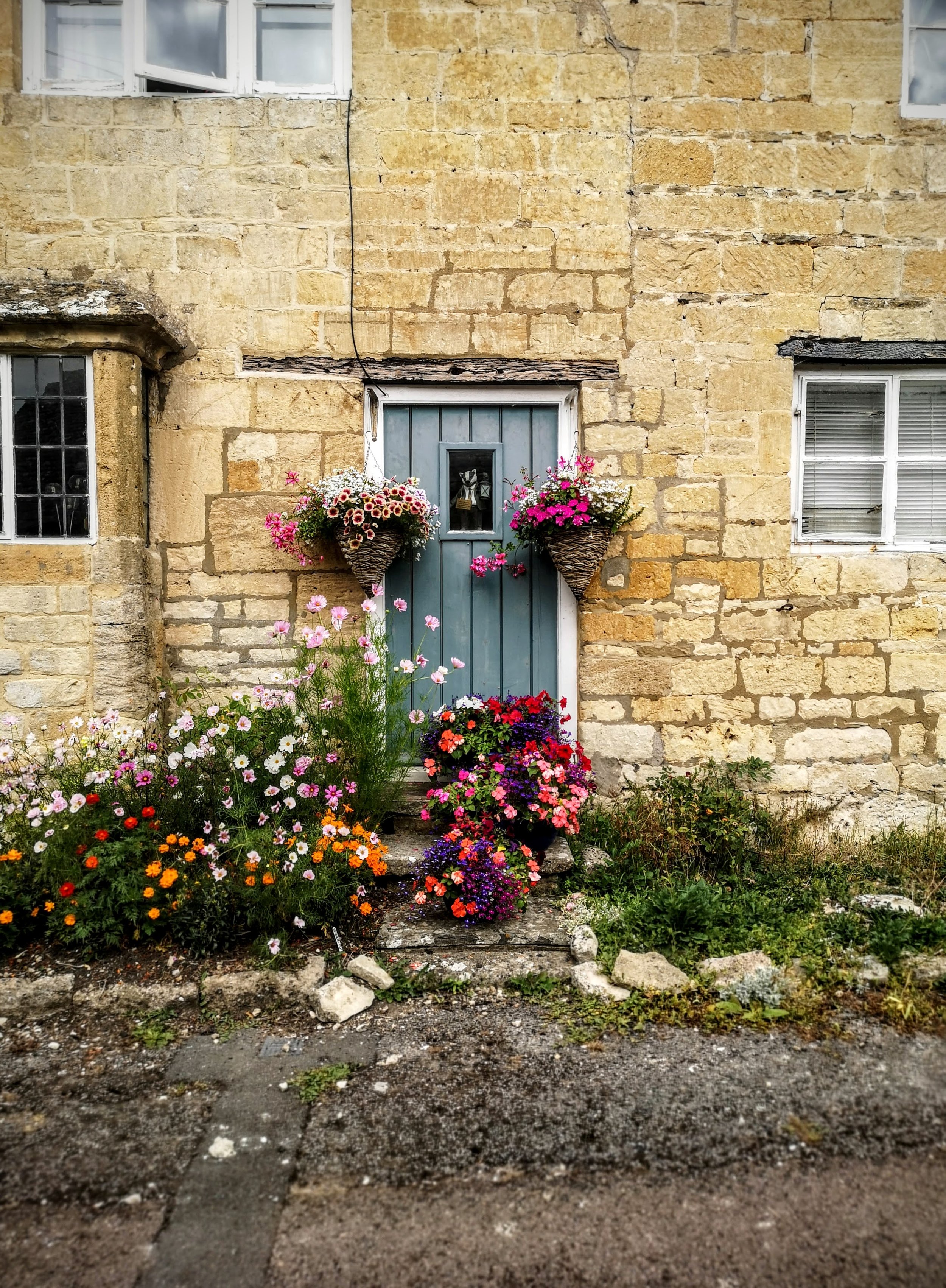 Lovely blaze of colour from this Cotswold door