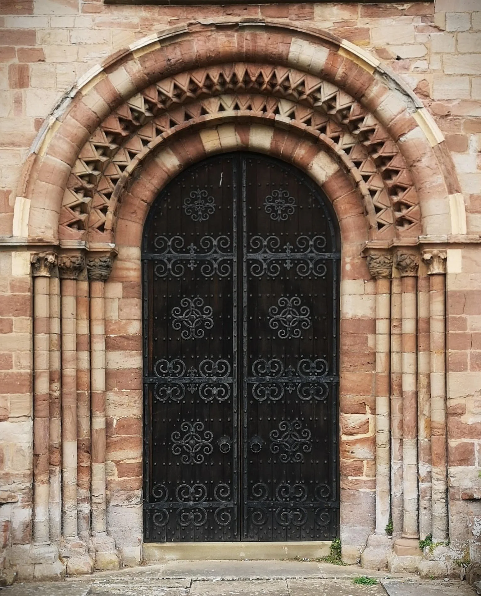 Church door in Ledbury