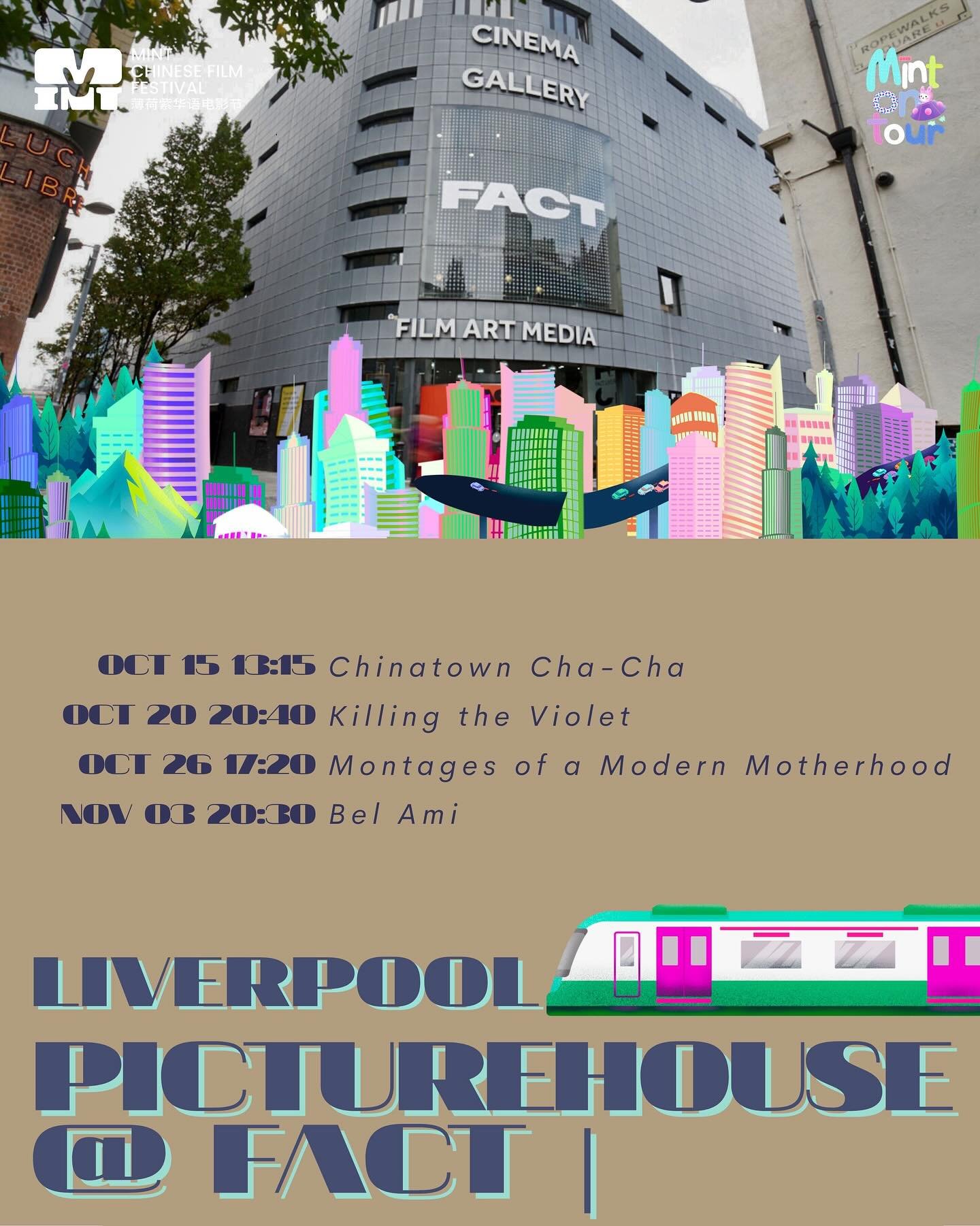 🎬 2025 Mint On Tour is heading to Liverpool! 💫 This October &amp; November, we&rsquo;re thrilled to bring four award-wining Asian films to @picturehouse_fact, featuring East Asian narratives that discuss the women and gender representation, family 