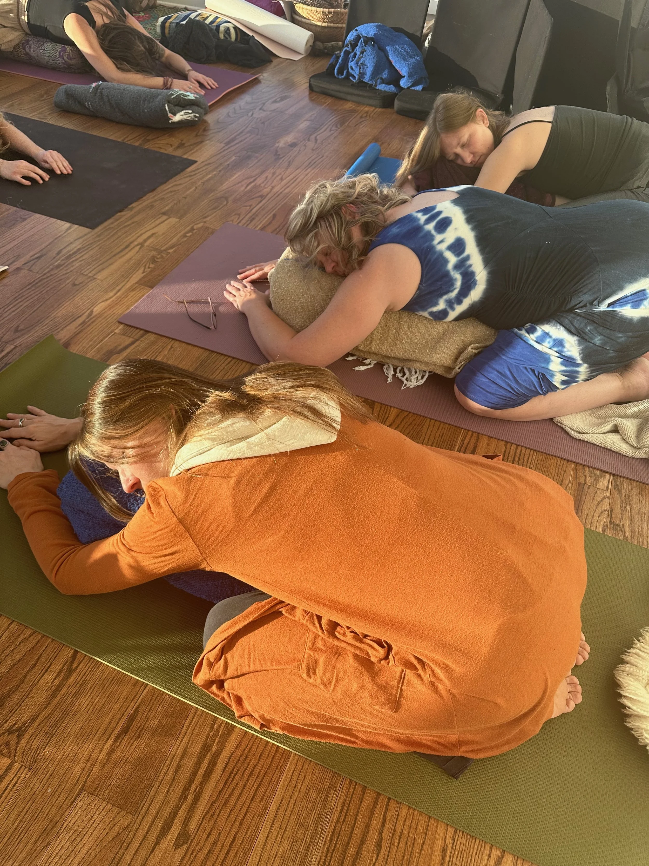 nervous system reset at a women's retreat in North Carolina