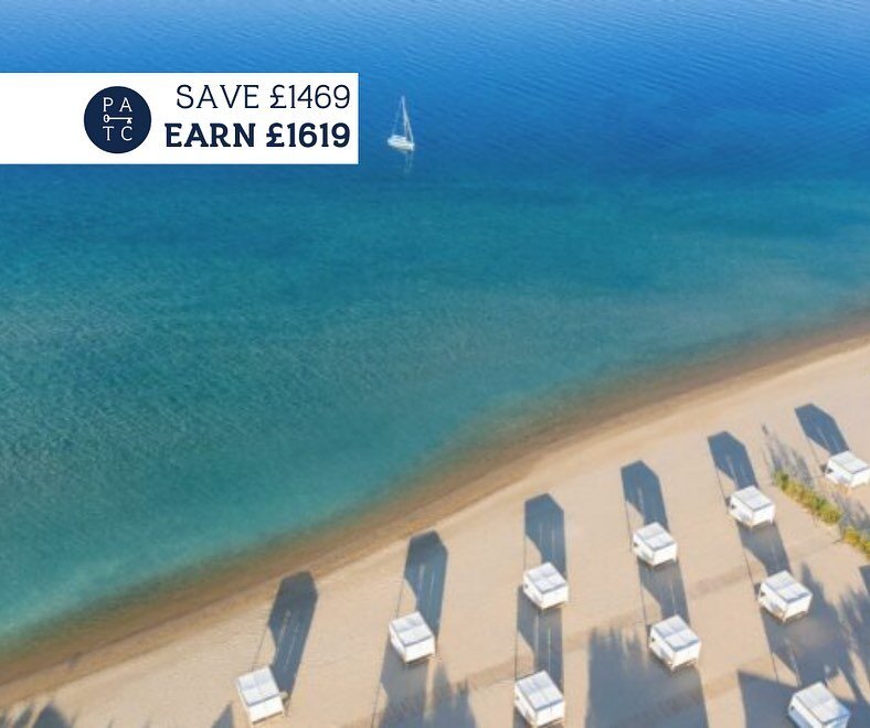 🇬🇷 Ikos Olivia, Greece, 5⭐️ The Ultimate Family All Inclusive
3rd - 10th June 2023, 7 nights, 2 Bedroom Bungalow + return airport transfers

Online price &pound;14,918
PATC price &pound;13,449

🤯Saving &pound;1,469

Plus EARN &pound;1,619 commissi