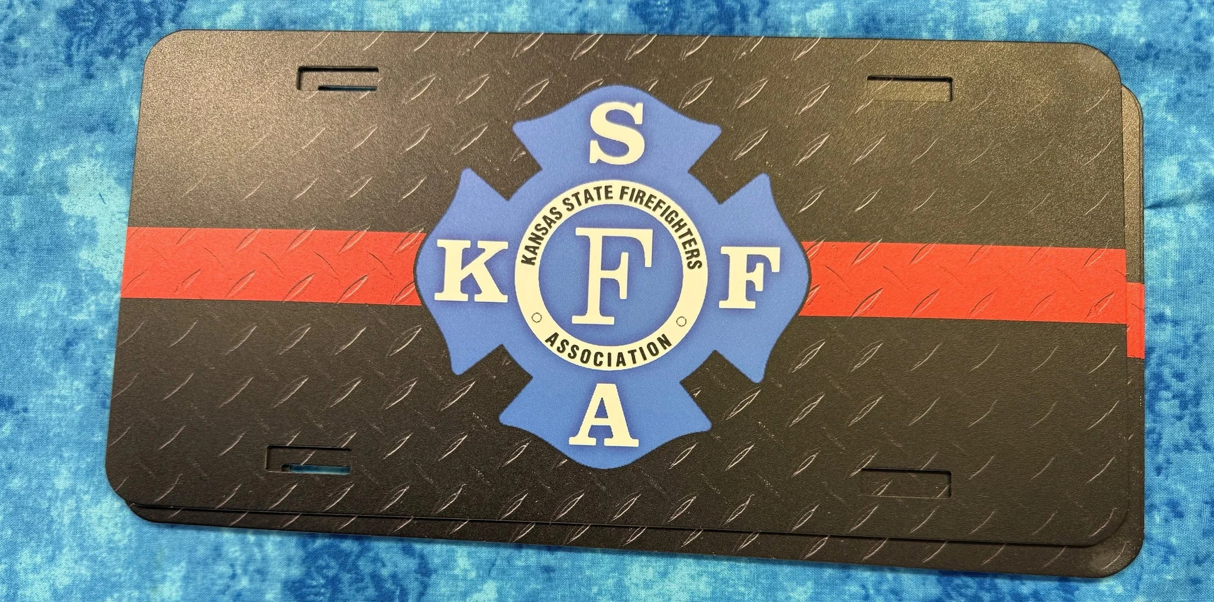 KSFFA - Black License Plate