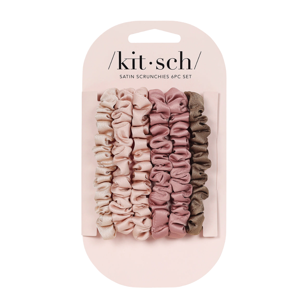 KITSCH SATIN SCRUNCHIES 