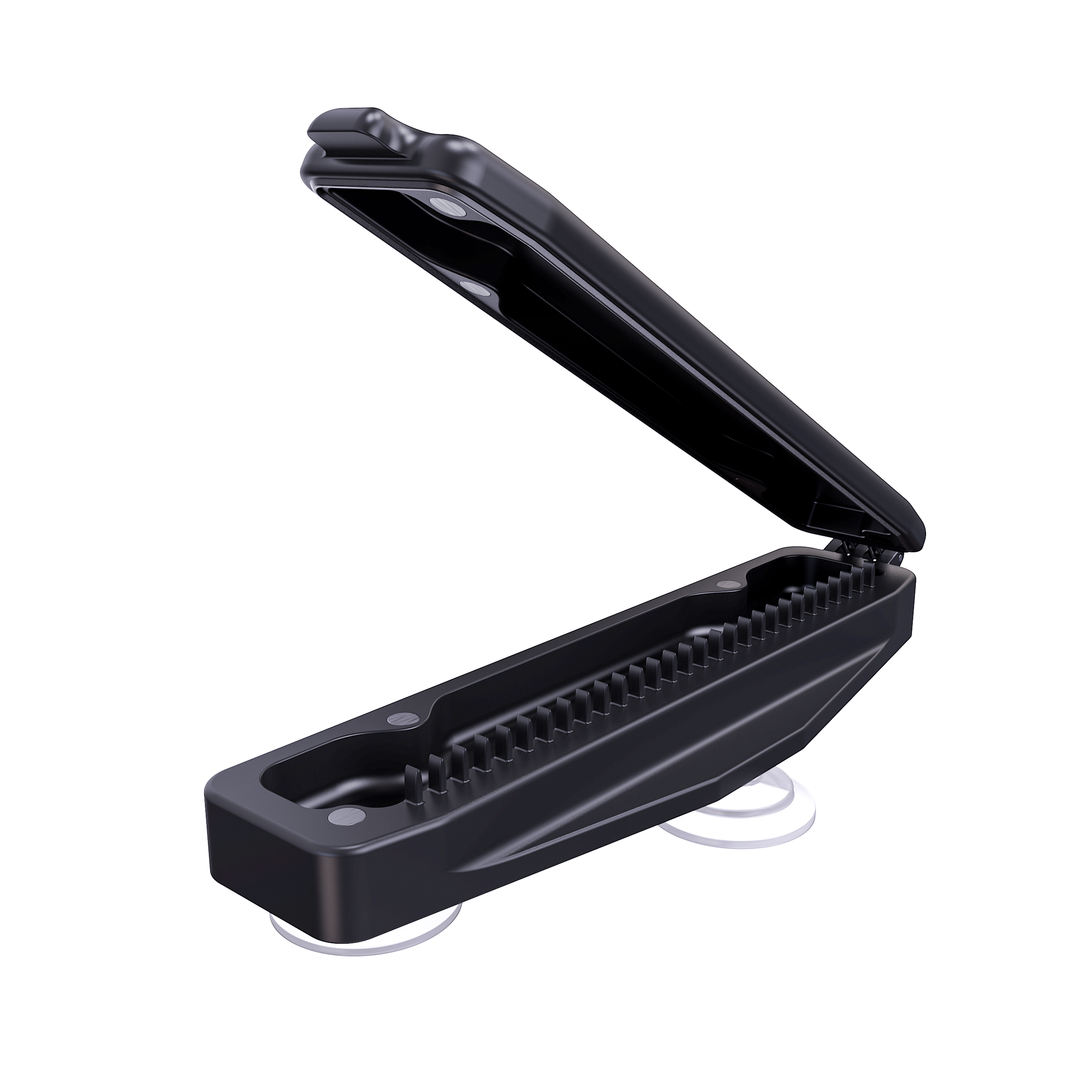 A REVOLUTIONARY TOOL FOR STYLISTS AND EXTENSION LOVERS.  Designed for clip - ins, tape - ins, smaller wefts and individual extensions. This tool delivers strong support with powerful features—including 8 ultra-strong magnets, precision-molded teeth