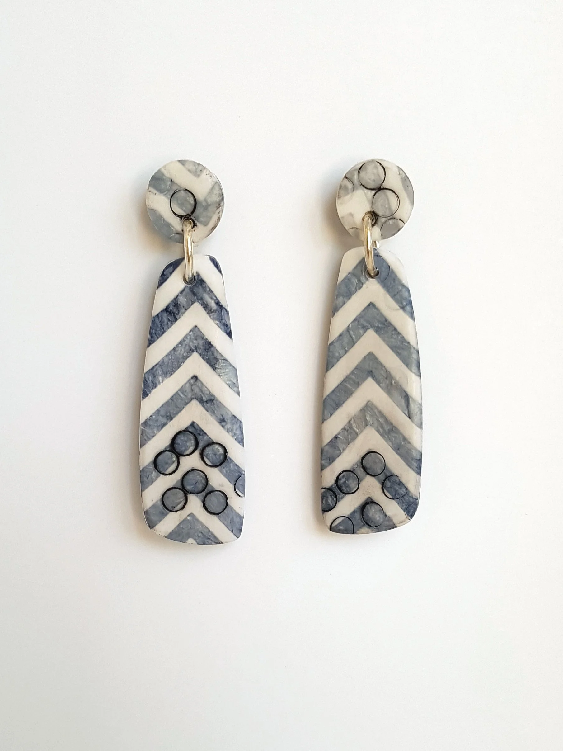 Chevron Earrings, £38.00