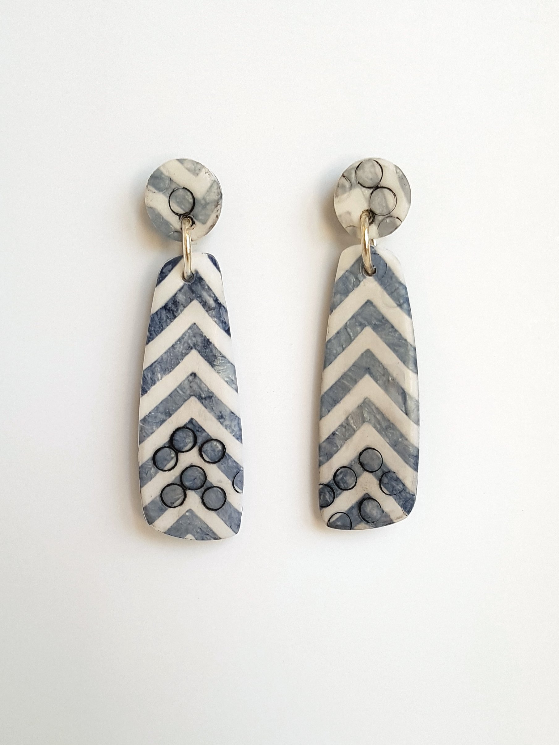 Chevron Earrings, £38.00