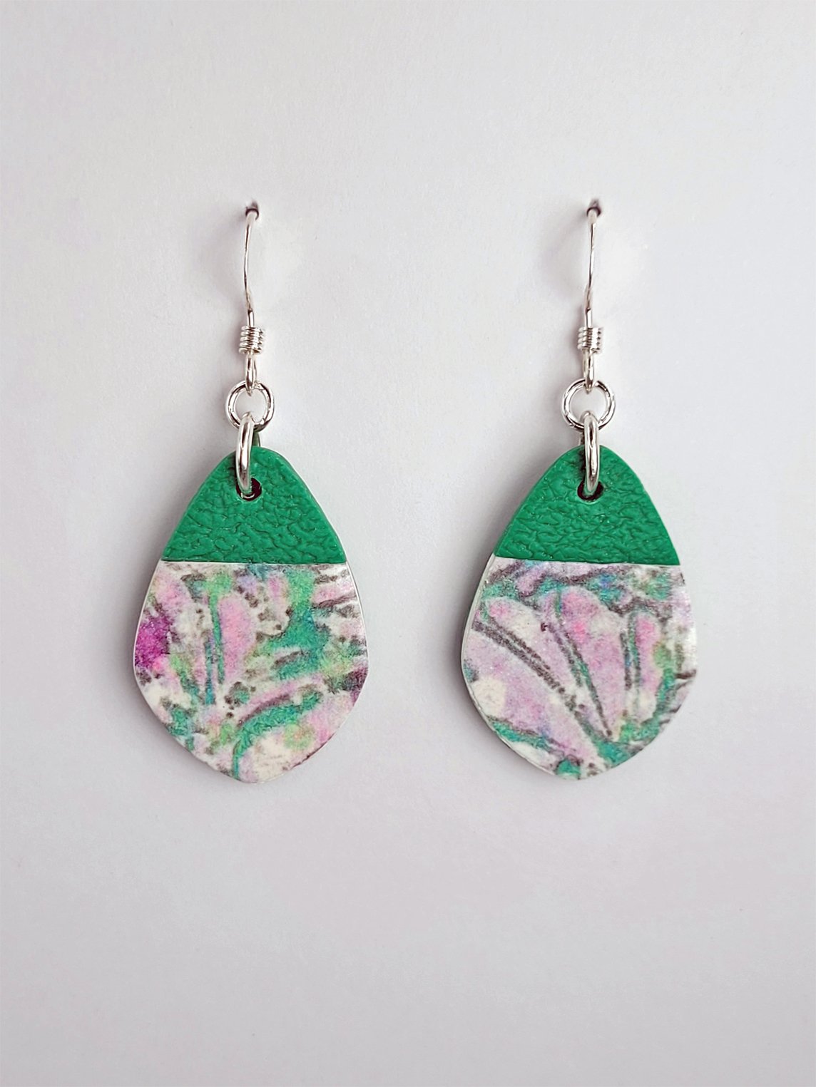 Sprig Green Tip Earrings