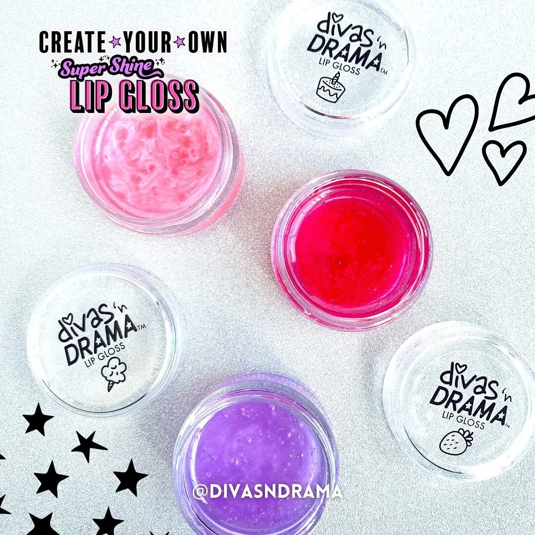 ✨Create-Your-Own Super Shine Lip Gloss! ✨
Pick your flavor and add your color! 💖 What combo will you choose?

Step 1) Pick a pre-filled, pre-flavored lip gloss pot&hellip; Strawberry, Cotton Candy, Bubblegum or Birthday cake! 

Step 2) Pick a color 