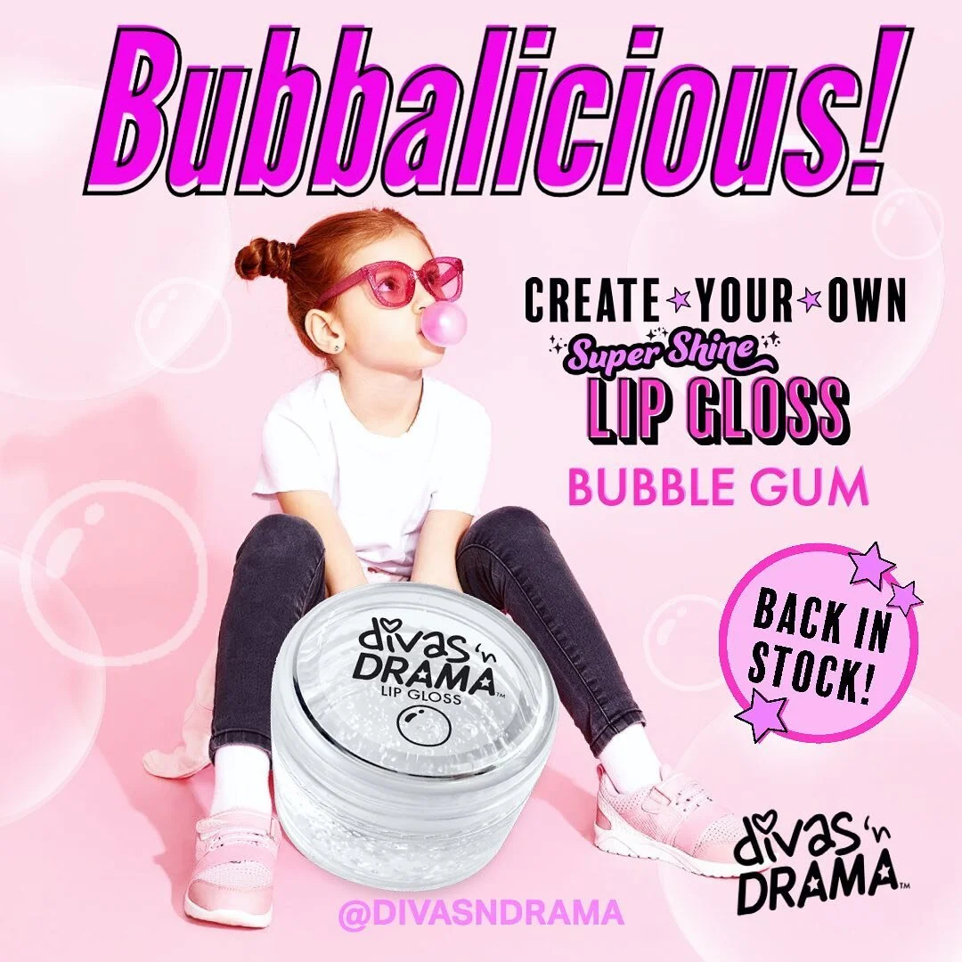 So Bubbalicious!🫧POP!
Bubble Gum Super Shine Lip Gloss is BACK IN STOCK! 
Smells so yummy! 

Our pre-filled, pre-flavored lip gloss pots are ready for your party guests to customize with our glamorous lip gloss colors! 

A fun EASY add-on option for