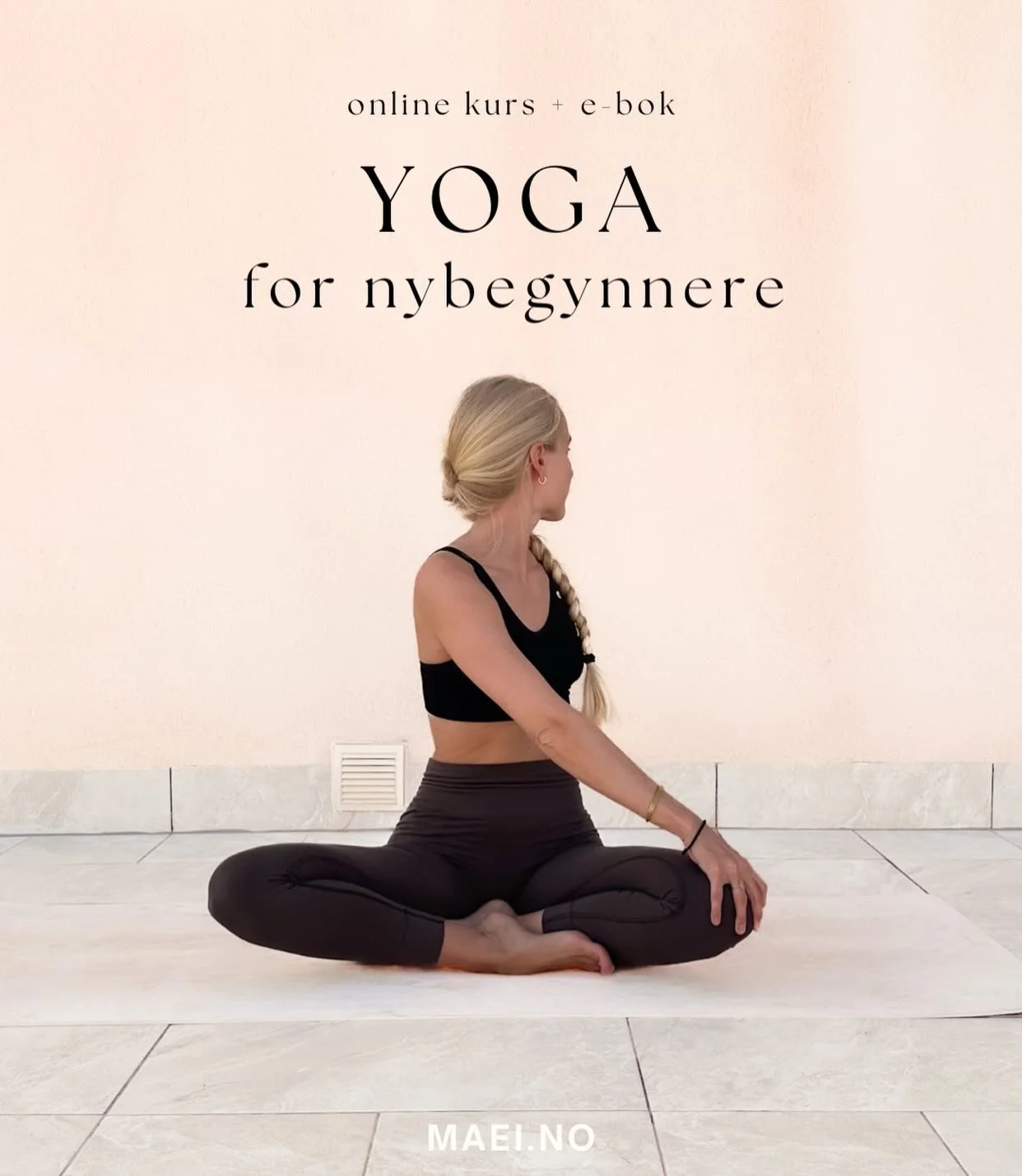 Online yogakurs: Yoga for nybegynnere ☯️
Er du ny til yoga og vil l&aelig;re mer i eget tempo? 
I dette kurset f&aring;r du en n&aelig;rmere oversikt over et utvalg asana (yogastillinger) og beskrivelse av disse. 9 videoer med b&aring;de pranayama(pu