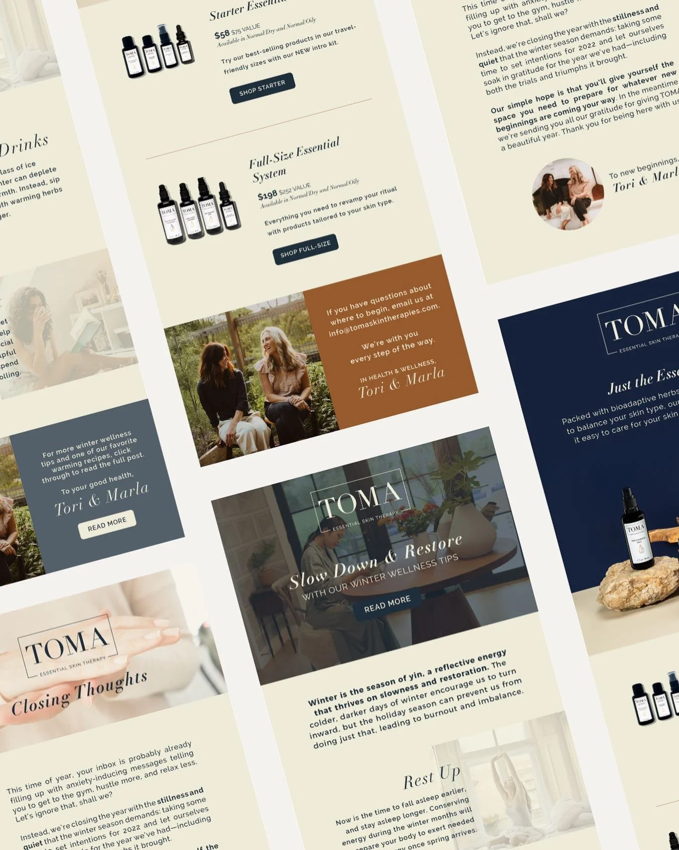 📧 TOMA Skin Therapies does a great job of keeping in touch with their customers. Here are a few emails I recently created for this all-natural skincare company. Oh and P.S. their products are ah-mazing! 🍃 
.
.
.

#emailmarketing #email #emails #ema