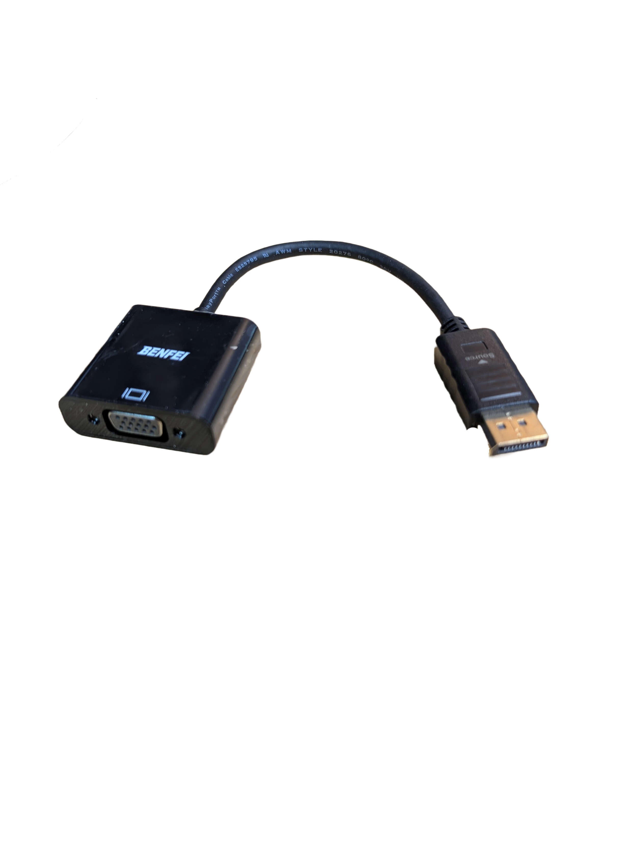 VGA To Display Port Monitor Cable Adapter