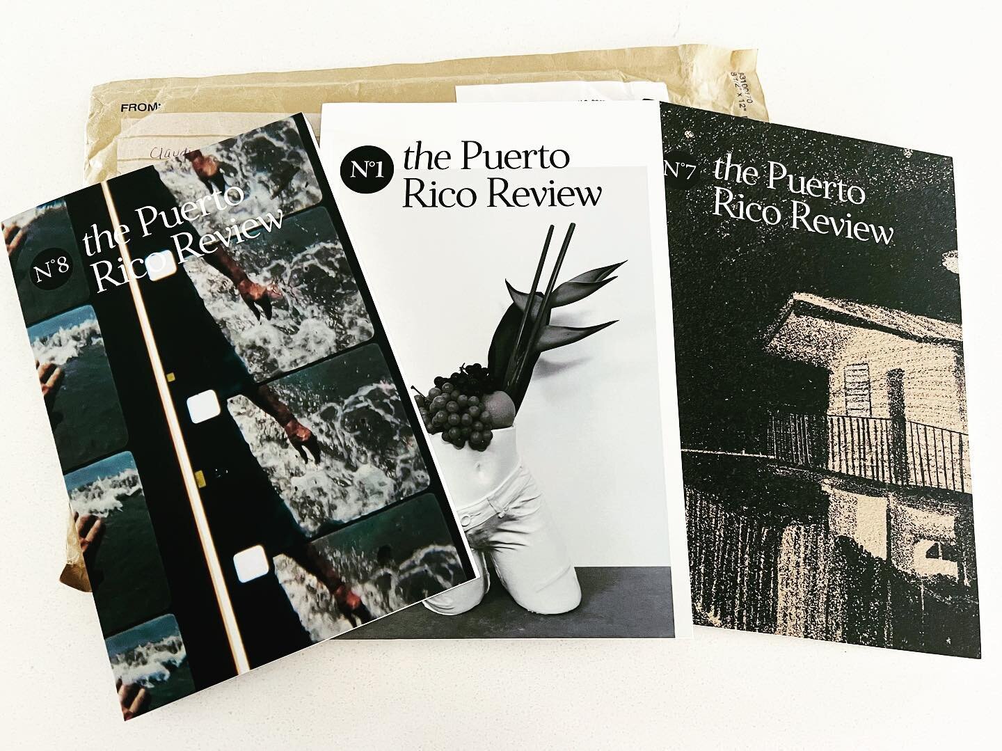 Just got these beautiful issues of @thepuertoricoreview - can&rsquo;t wait to read and to submit! 🙏🏽✊🏽🇨🇺❤️