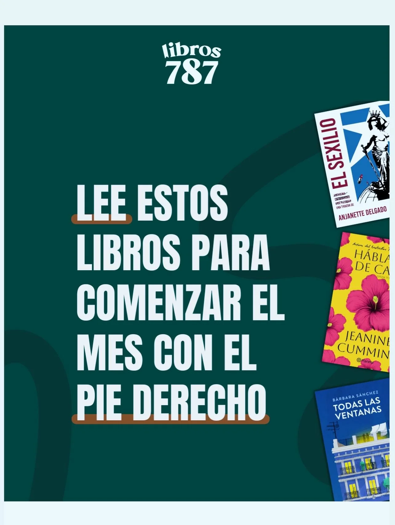 Gracias @libros787 por apoyar tanto a las editoriales independientes y a los autores. Por apoyar a mi editorial en Puerto Rico, @lacribaeditorial y a m&iacute;. Por conectar a lectores en el archipi&eacute;lago y la di&aacute;spora para que podamos s