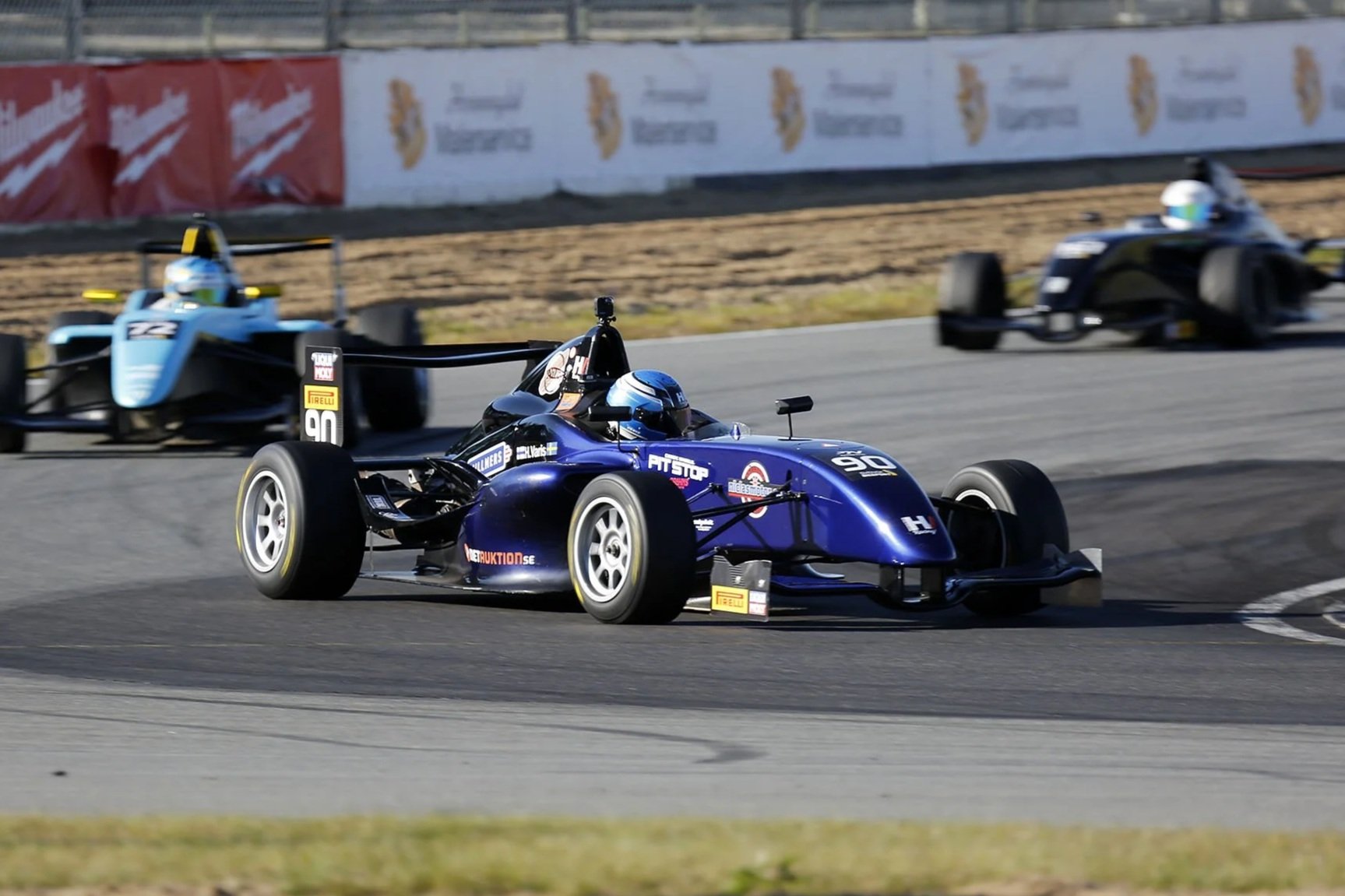 Hampus Varis i Formula Nordic F4 tog pole position i ett av racen under finalen på Jyllandsringen 2025