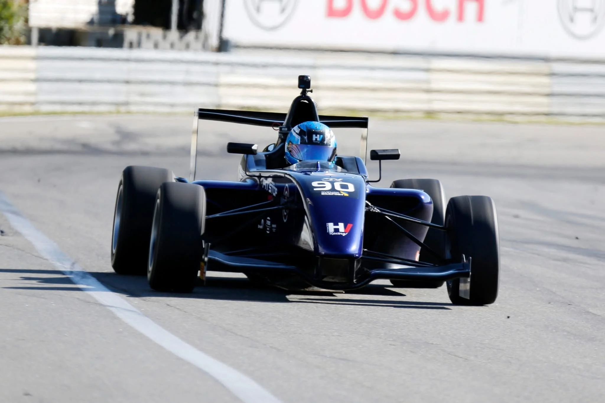 Hampus Varis in sin Formula Nordic F4-bil 2025