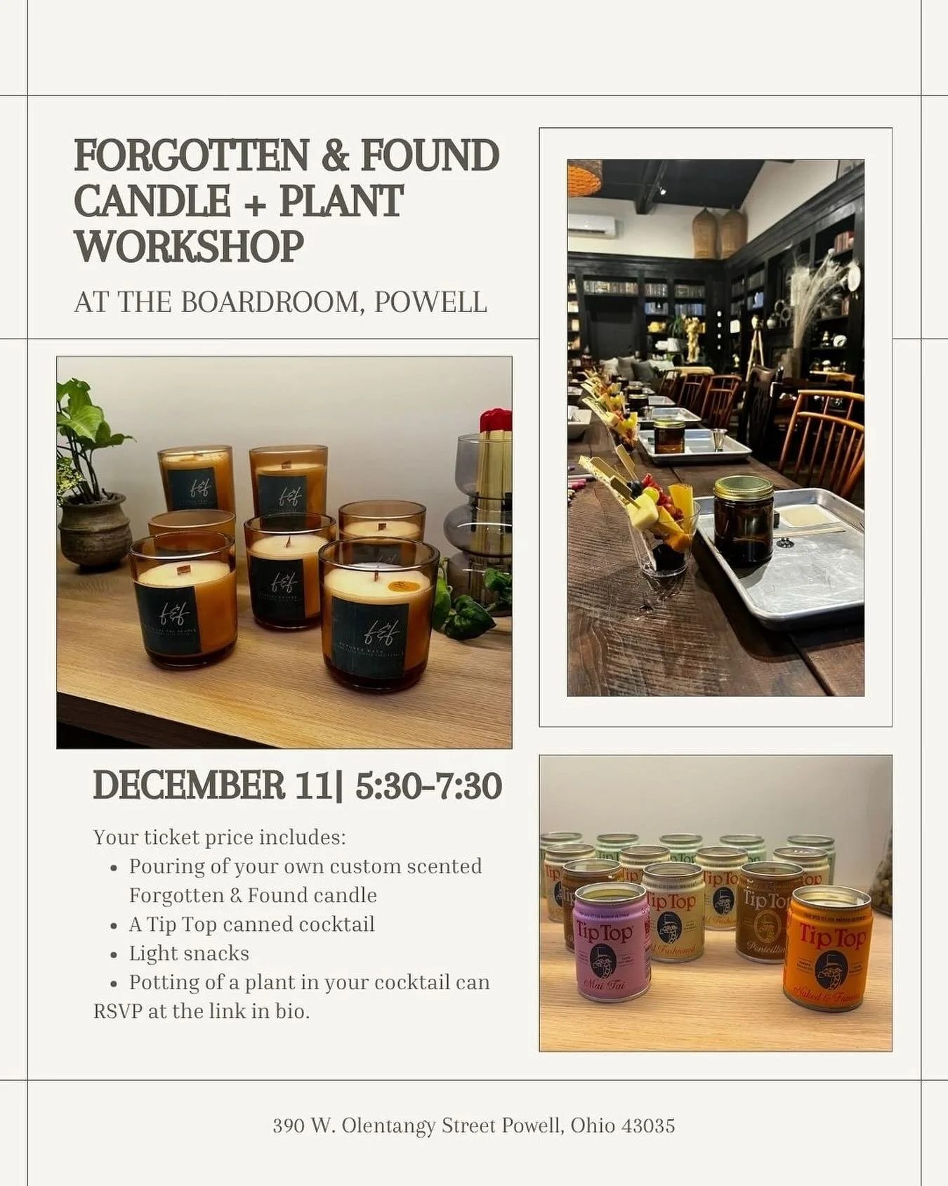 🕯✨ We&rsquo;re doing it again! ✨🕯
⠀⠀⠀⠀⠀⠀⠀⠀⠀
Our last candle workshop filled the room with creativity, cozy energy, and the best conversations, so we&rsquo;re hosting another one on December 11th from 5:30&ndash;7:30 pm. We&rsquo;d love for you to j