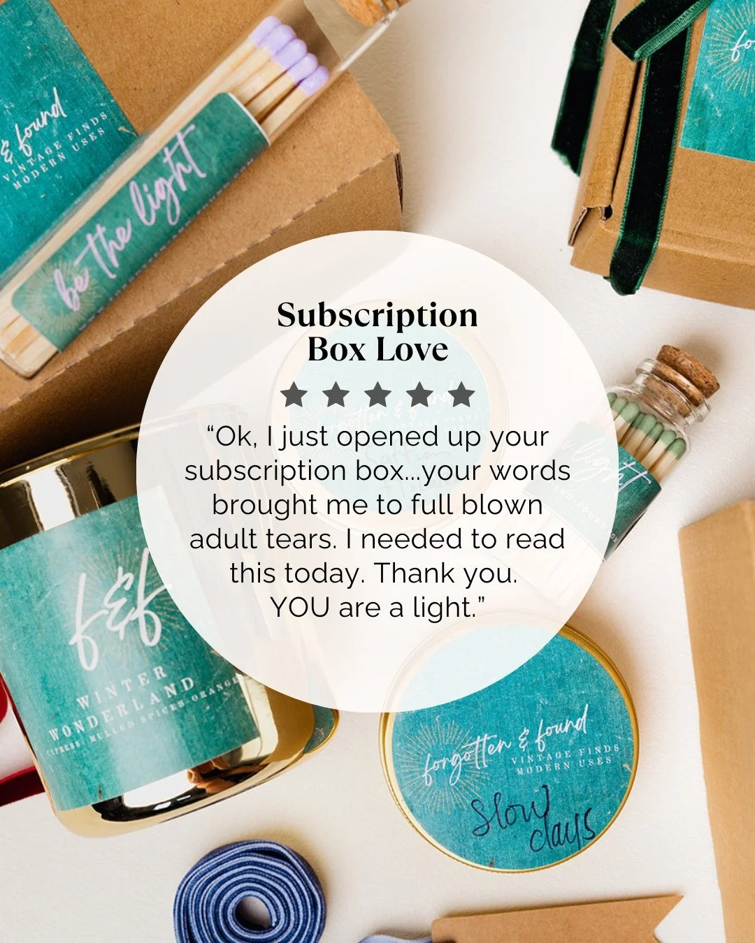 🌿 &ldquo;Proof that a good candle can change the whole vibe.&rdquo;

We love hearing how much you like our subscription boxes. They are such a huge reason I love creating these every quarter. 

#forgottenandfound #candlemaker #candlebusiness #handma