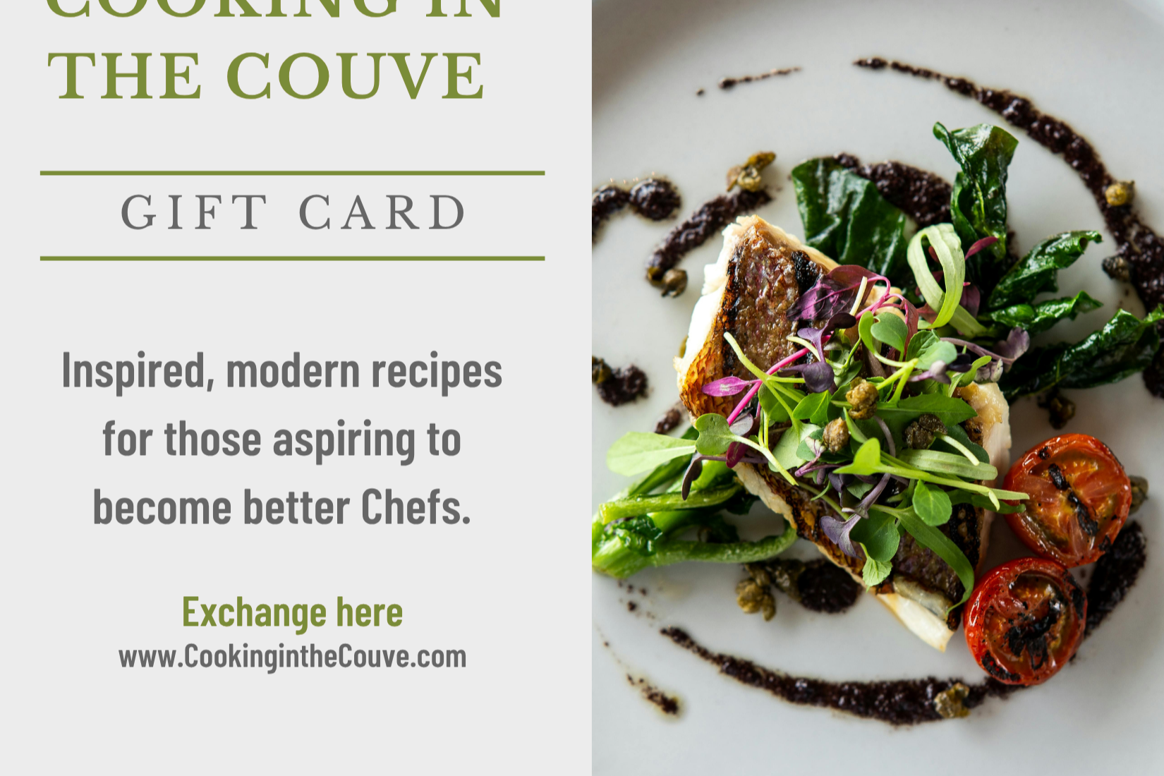 Cooking Workshop Gift Certificate