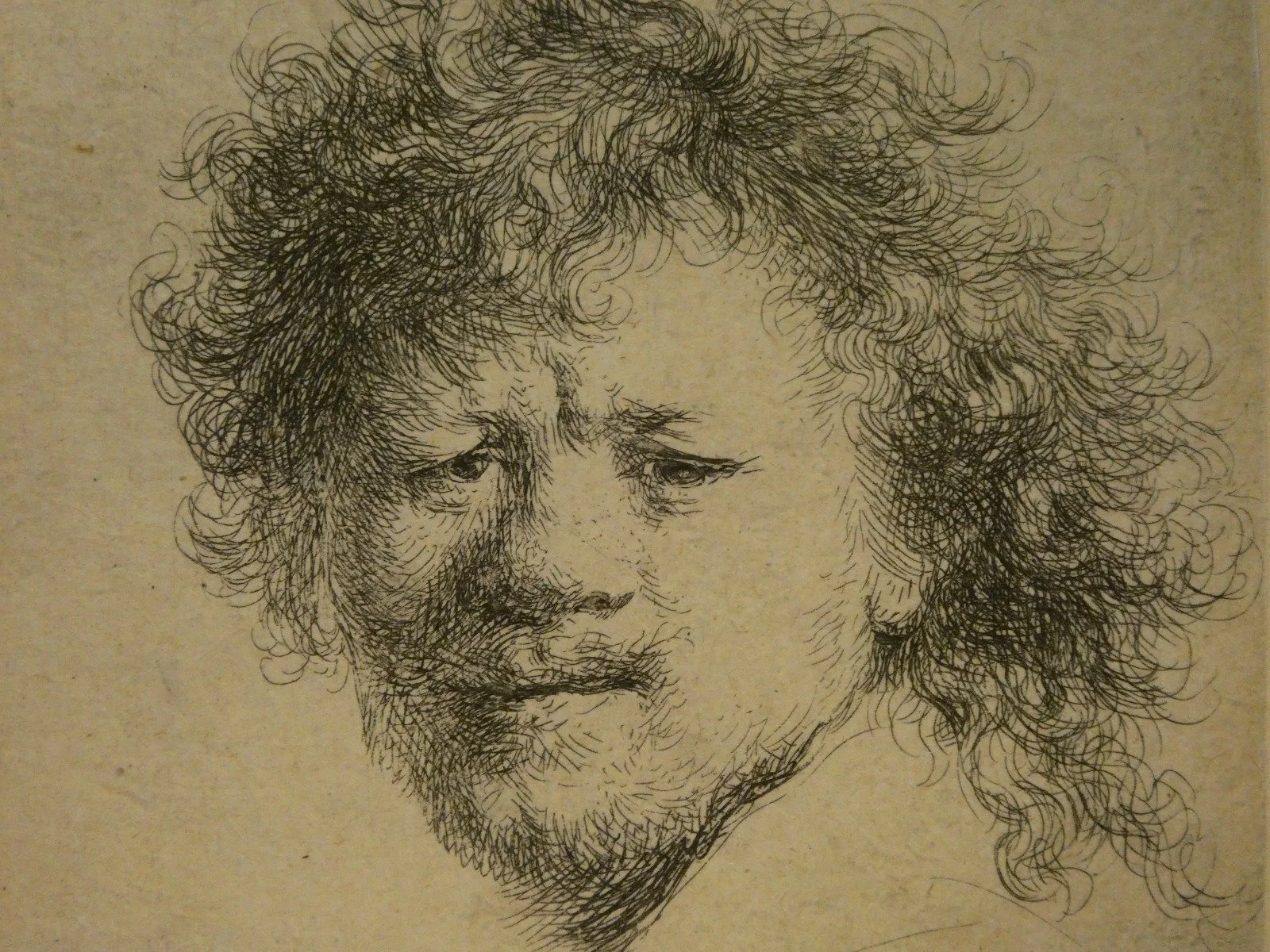 Rembrandt zelfportret | Conditierapportage van Rembrandt prenten in samenwerking met Anne Roos | Museum Rembrandthuis 
