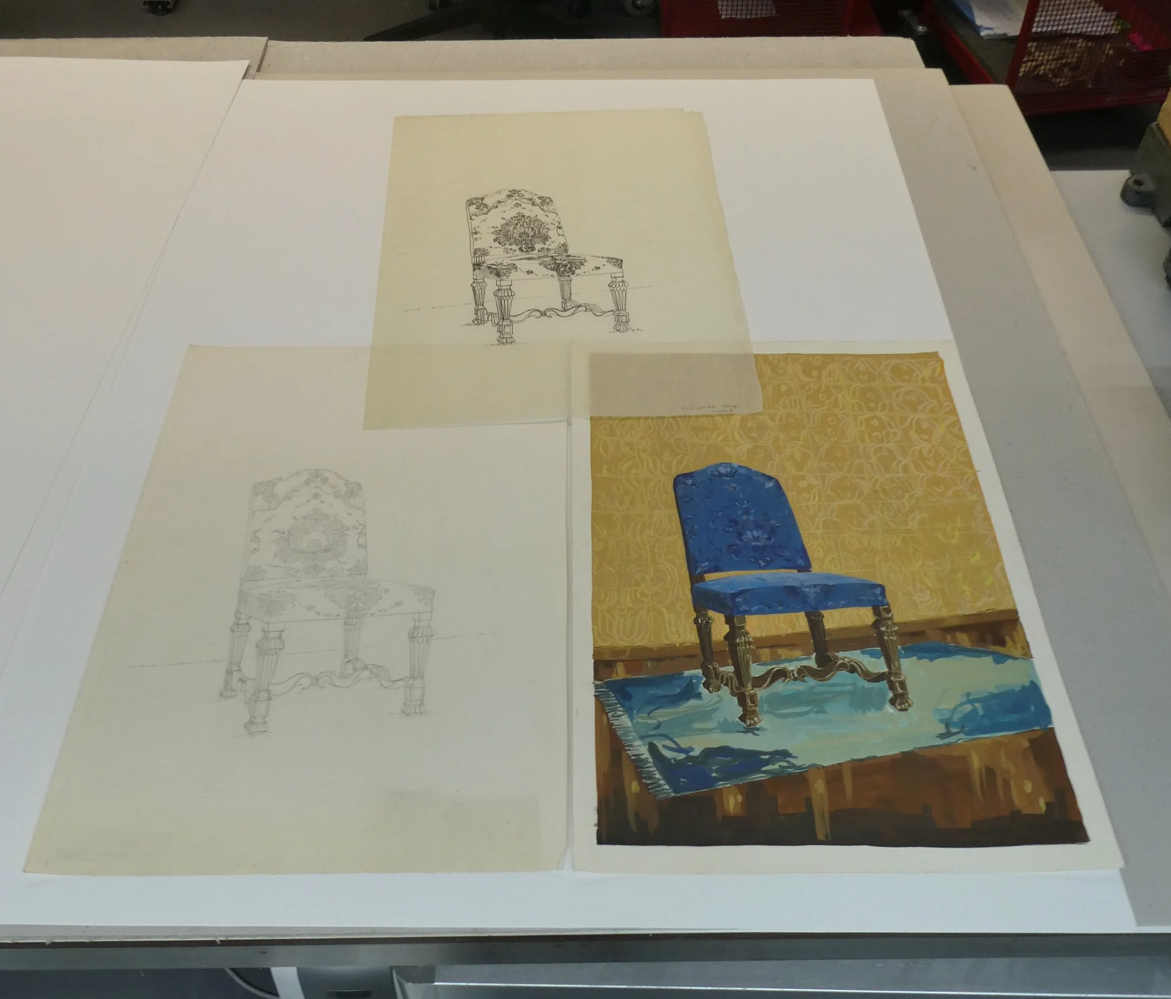 Ontwerptekeningen na vlakken | Stadsarchief Amsterdam | © Luca van der Zande