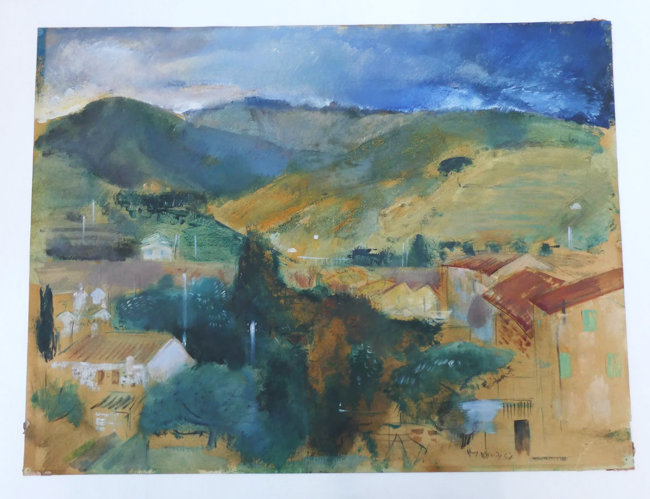 Max van Dam | olieverf op papier | 1937 | Rijksdienst voor het Cultureel Erfgoed