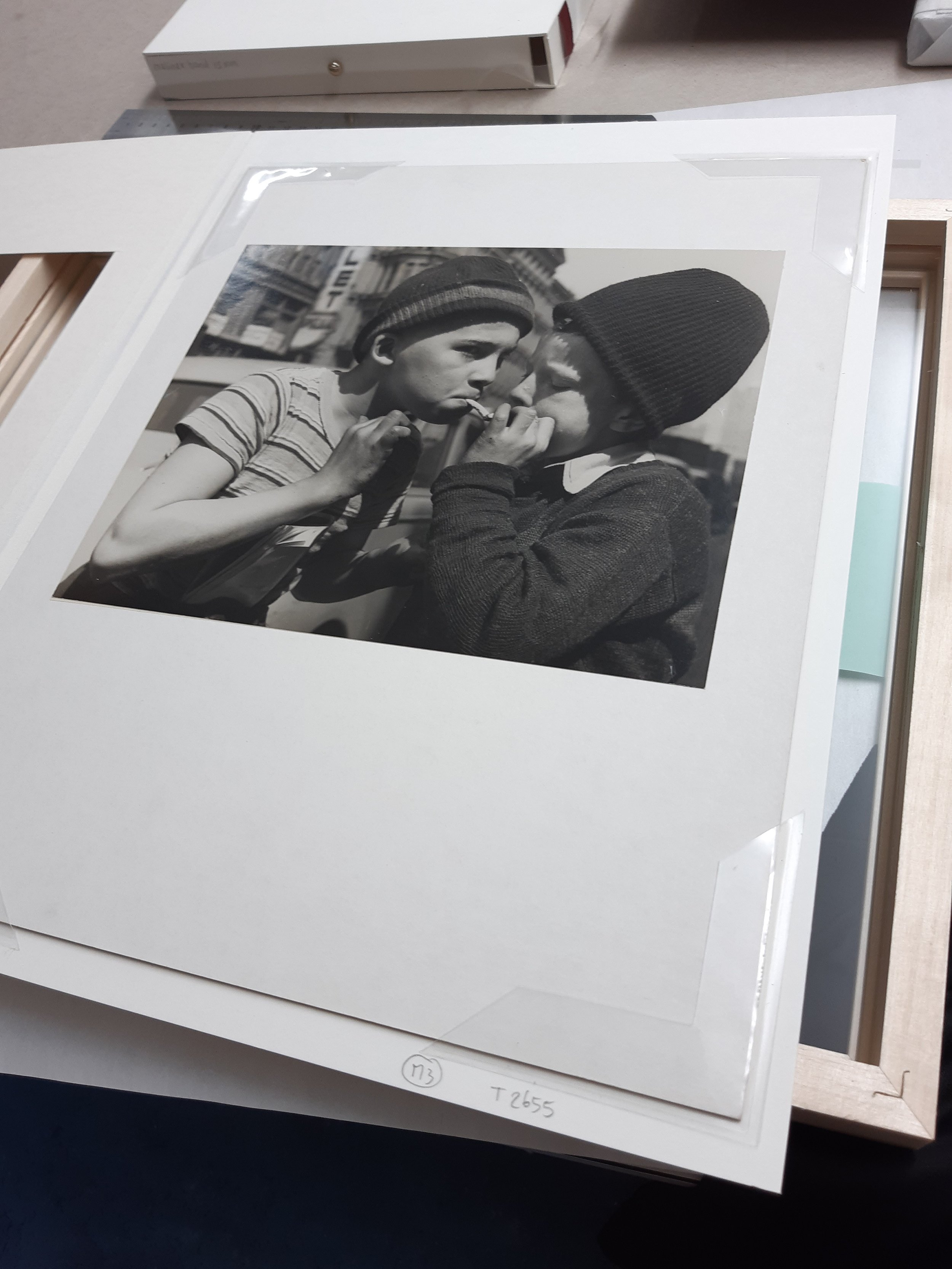 Voorbereiding werk voor de tentoonstelling 'Photo League' (2025) | Joods Museum