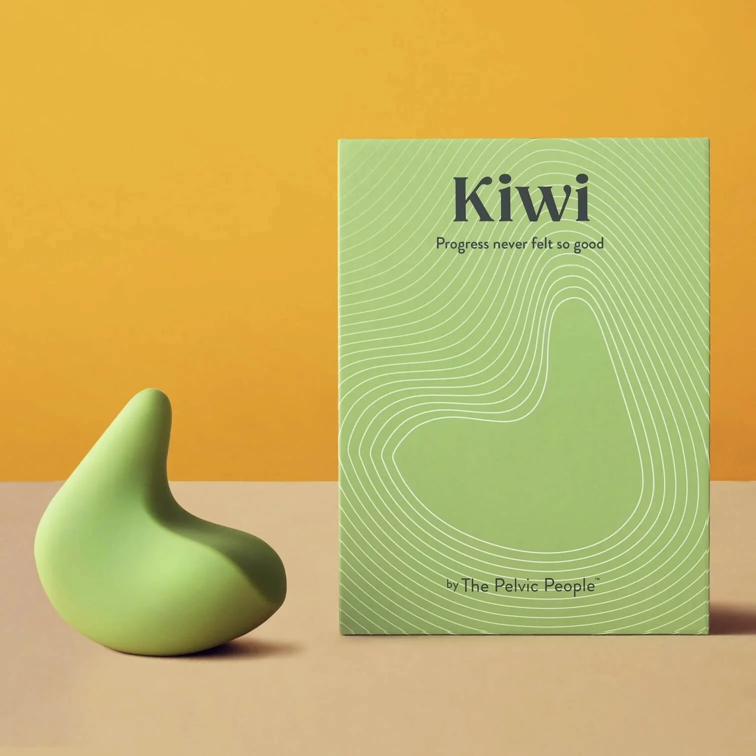 Kiwi by The Pelvic People is a vibrating pelvic relaxation massager