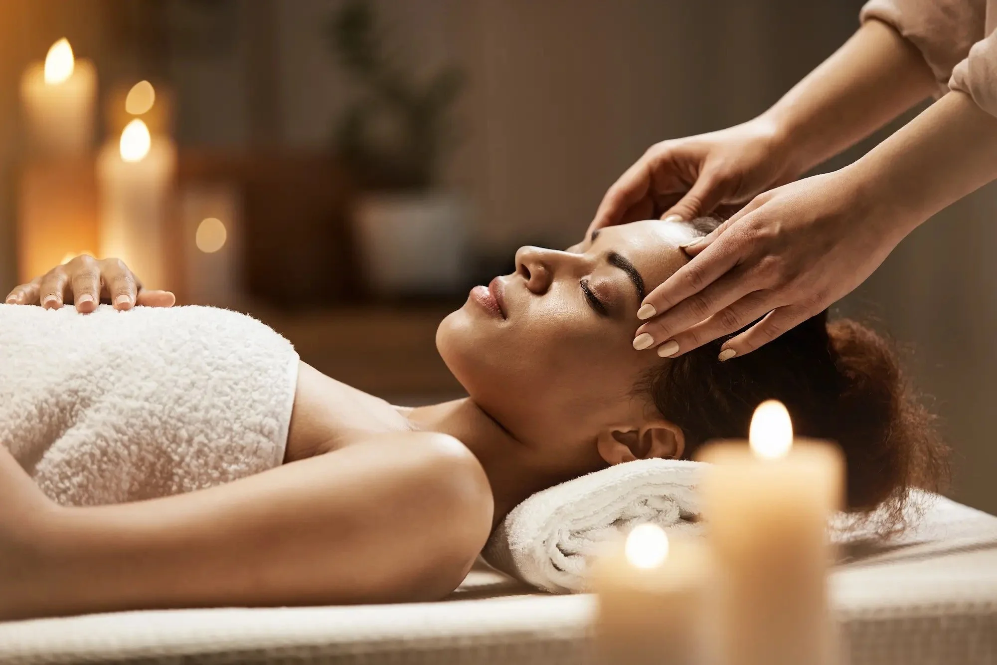 Hot Oil Scalp Massage