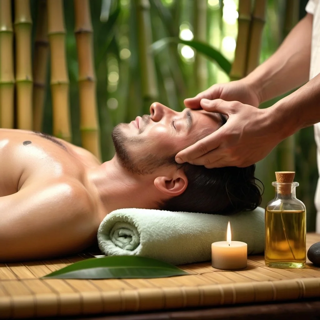 Hot Oil Scalp Massage