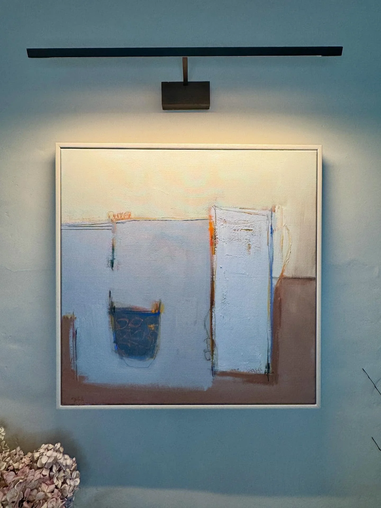 Soft layers of warm taupe pale greys and muted charcoal - contrasted with small flashes of pure colour 

Powdery matte sections fading into slightly rougher granular areas hinting at the idea of both resilience and fragility 

Swipe to explore all th