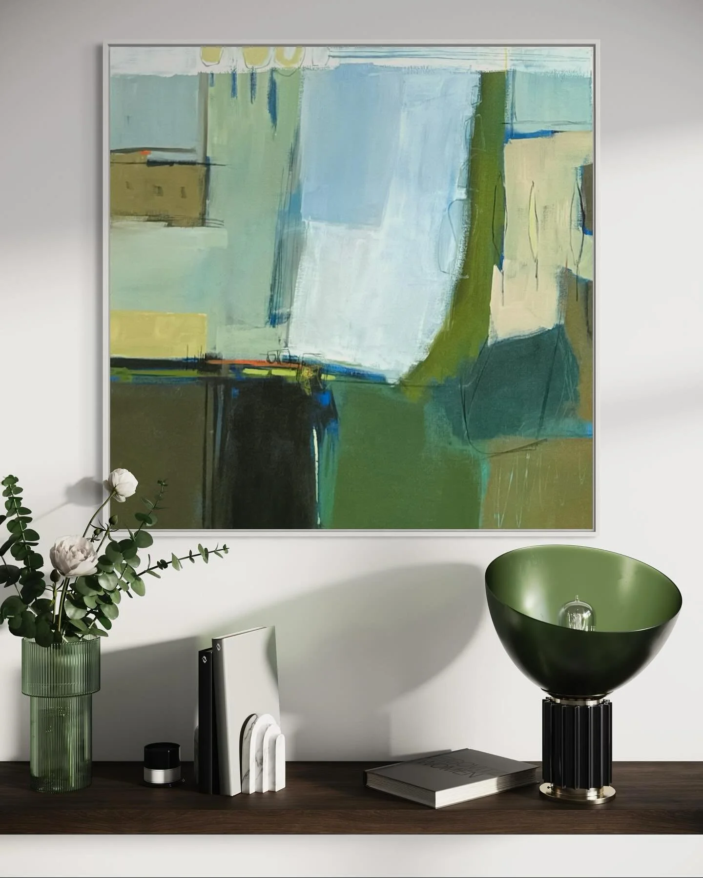 A painting that reflects the cycles of change 
The quiet parallels between natures slipping from summer to Autumn and how this echoes our lives - both loss and renewal
The beautiful Somerset landscape where I grew up - the view from our family home