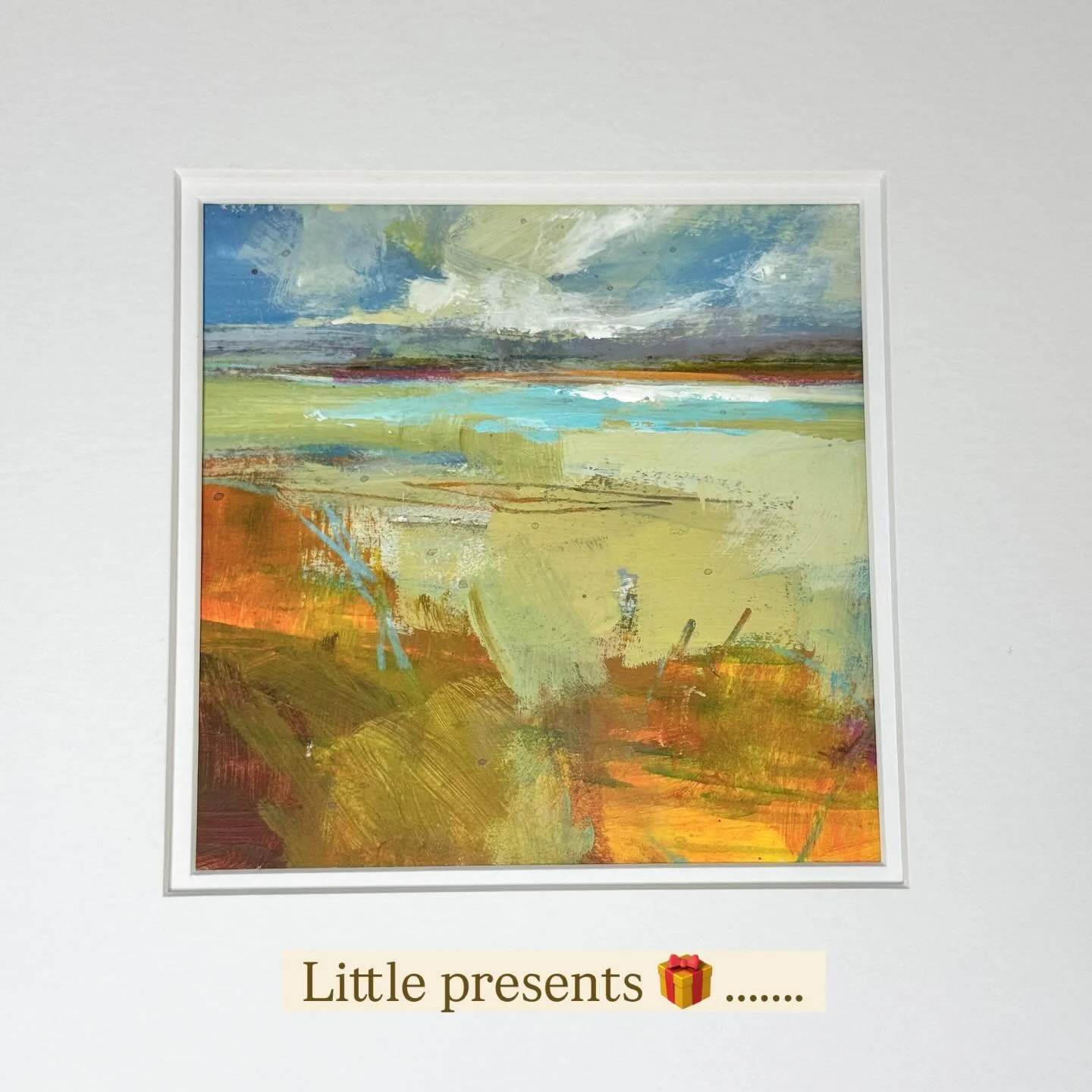 12 little paintings that might be a bit big for your tree but would look amazing on your wall
A beautiful mix of landscape, still life and abstracts all with a very contemporary feel

Fantastic way to start a little art collection or add to a gallery