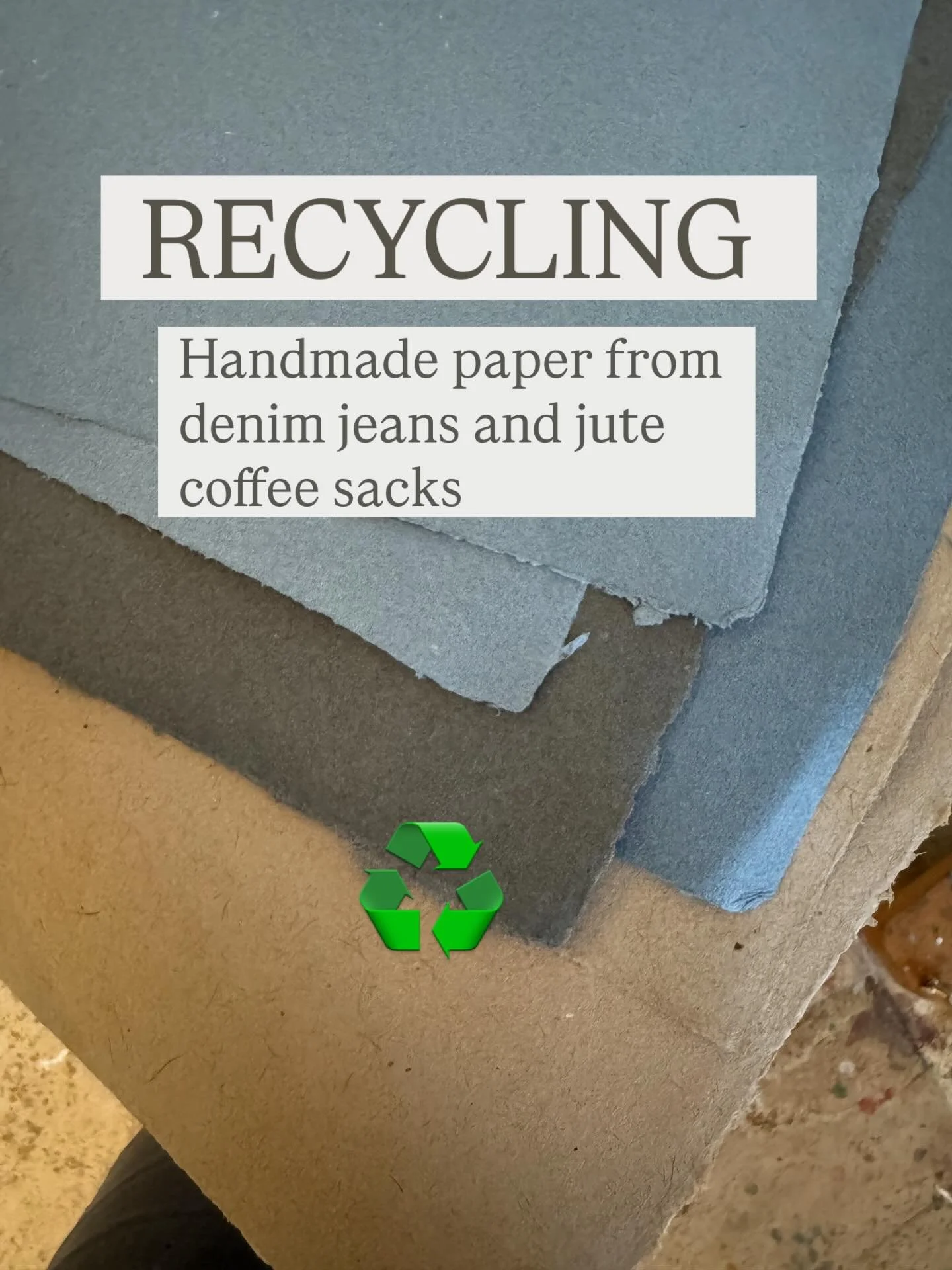 Love the idea that a painting has once been an old pair of jeans!

These beautiful handmade papers came from a wonderful local company who specialise in gorgeousness in a sheet!

@tworiverspaper in Watchet

Loved painting on this gorgeous blue