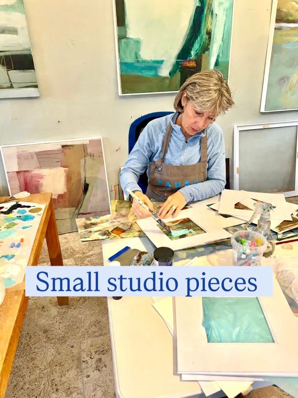 Studio small piece sale tomorrow Tuesday 9th Dec at 6pm!

Sign up on my website (link in bio) for first subscribers access

12 beautiful little paintings in a double mount ready to pop in a 30cm square frame 

The summer drop went very quickly so set