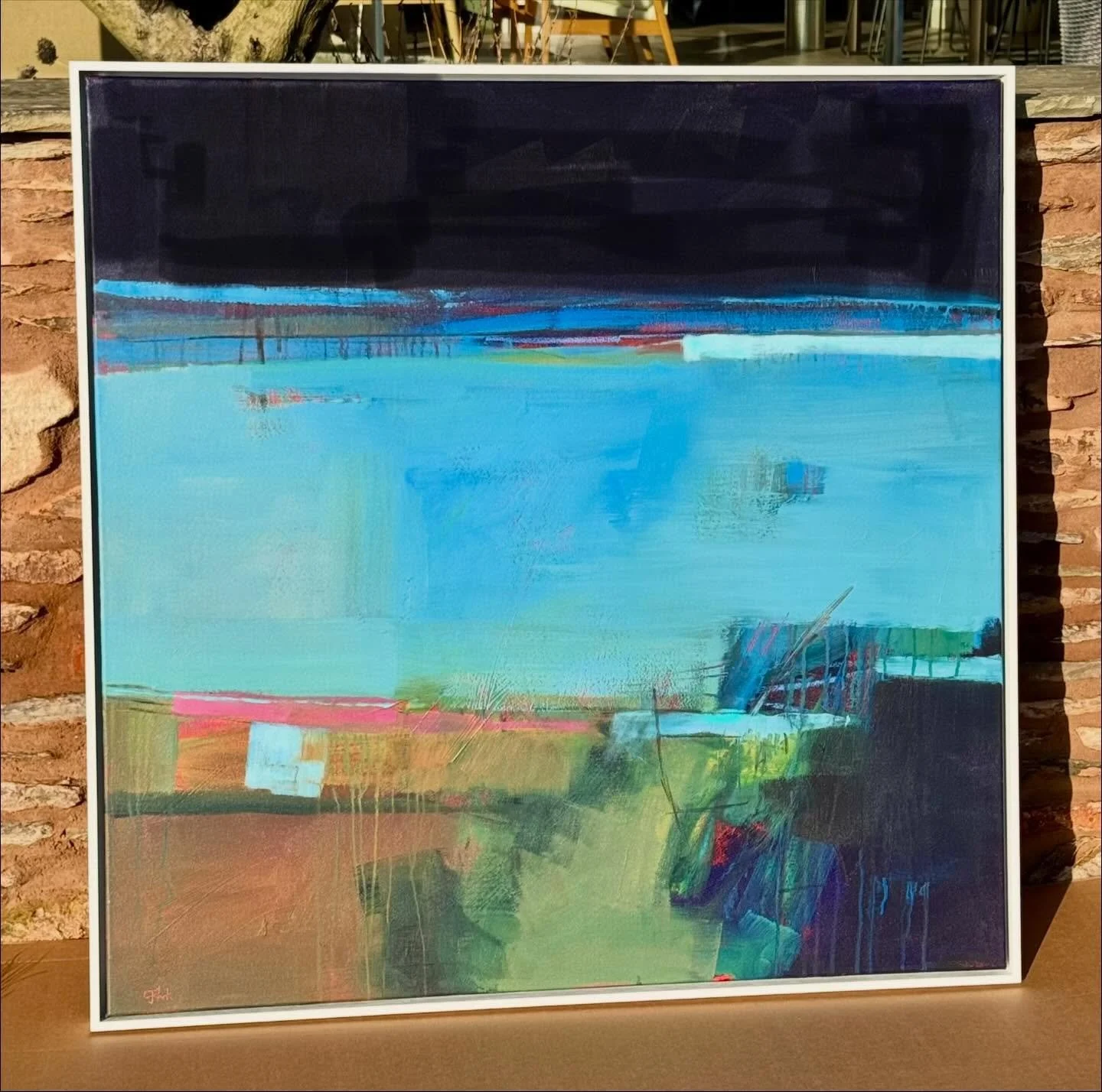 New painting loved by a wonderful client 

She said she loved dark and moody and this is both of those but maybe as importantly it has a powerful stillness- maybe something we all need at this manic time of year.

Art gives a room personality and pre