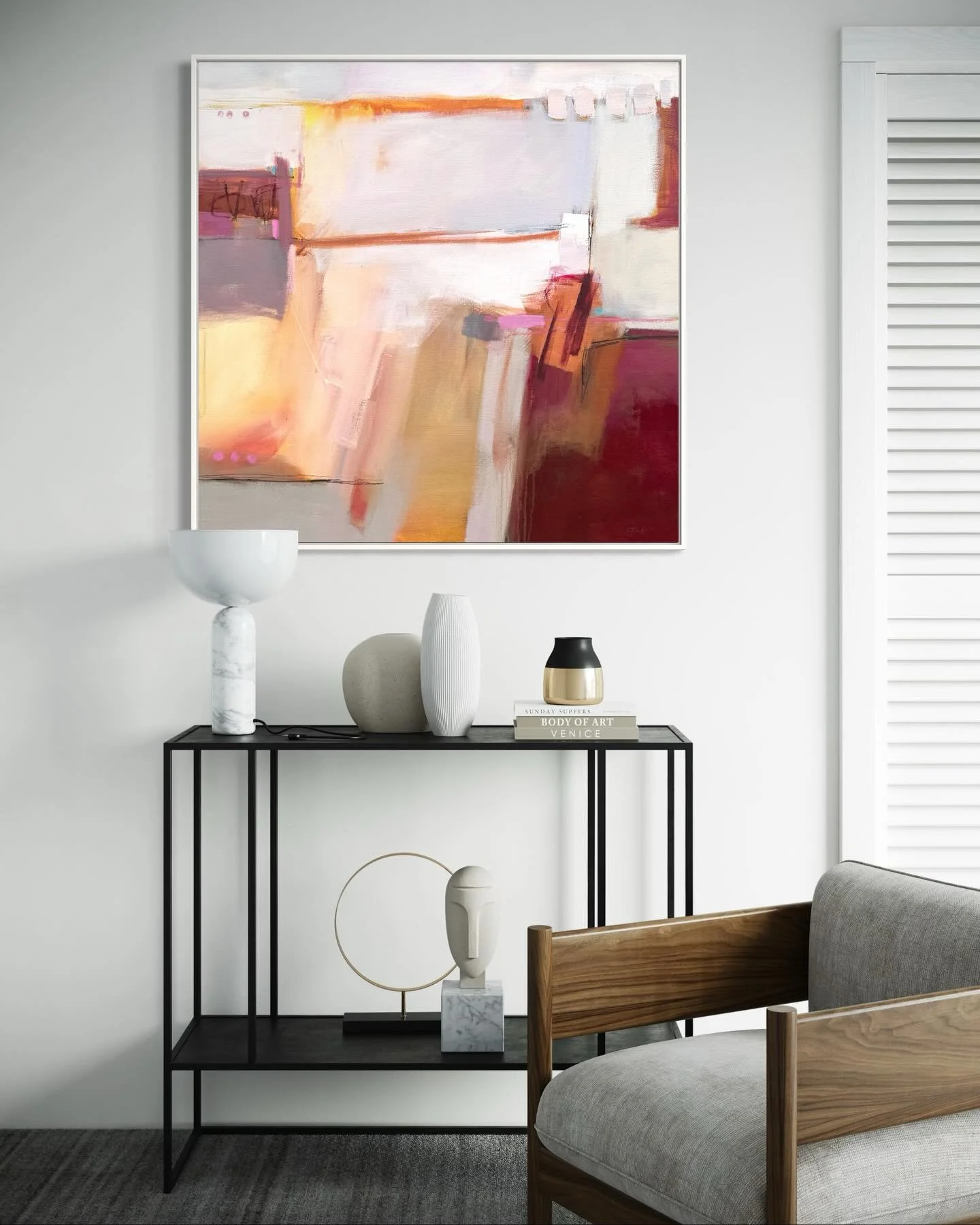 Anyone else need some relief from the grey skies?

Well here it is - a big bit of warmth on your wall forever!

This one at the fabulous @wychwood_art so contact the gallery for more information